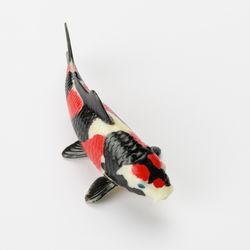 17 CM - Koi Fish Figure - Ruby Collection - Resin Figure - Collectibles & Decor