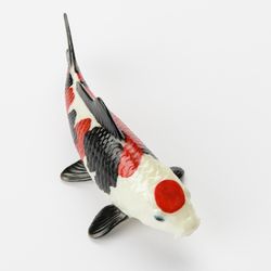 30 CM - Koi Fish Figure - Ruby Collection - Resin Figure - Collectibles & Decor