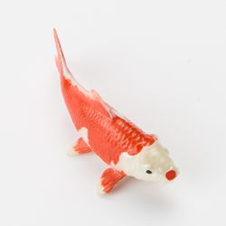 45 CM - Koi Fish Figure - Ruby Collection - Resin Figure - Collectibles & Decor