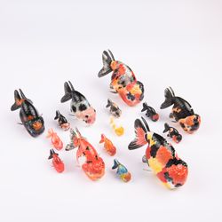 Ranchu Goldfish Figure - Opal Collection - Resin Figure - Collectibles & Decor