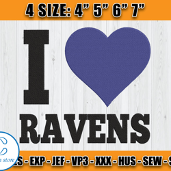 Ravens Embroidery, NFL Ravens Embroidery, NFL Machine Embroidery Digital, 4 sizes Machine Emb Files - 03-Corum