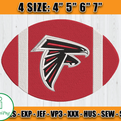 Atlanta Falcons Embroidery, NFL Falcons Embroidery, NFL Machine Embroidery Digital, 4 sizes Machine Emb Files -13-IzumiP