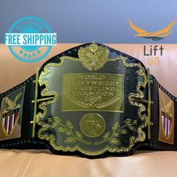 AWA World Heavy Weight Wrestling Championship Title Replica Belt Adult Size 2MM