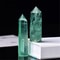 Natural Green Fluorite Crystal Wand Obelisk Healing Stone 7