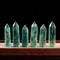 Natural Green Fluorite Crystal Wand Obelisk Healing Stone 8