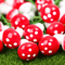 Mini Mushroom Fairy Garden Decor Set Red Foam Miniatures For DIY Micro Landscape Bonsai Decoratio 0