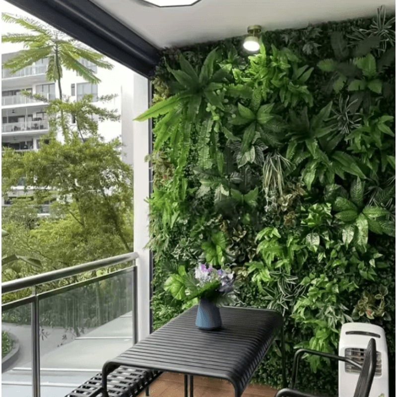 Artificial Boxwood Hedge Wall Panel Lush Green Wall Decor For Indoor Outdoor Vertical Garden Even 0