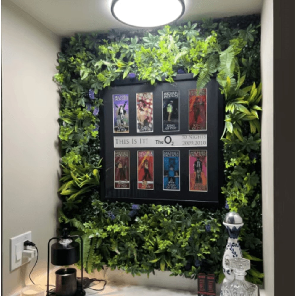 Artificial Boxwood Hedge Wall Panel Lush Green Wall Decor For Indoor Outdoor Vertical Garden Even 2