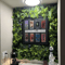 Artificial Boxwood Hedge Wall Panel Lush Green Wall Decor For Indoor Outdoor Vertical Garden Even 2