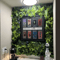 Artificial Boxwood Hedge Wall Panel Lush Green Wall Decor For Indoor Outdoor Vertical Garden Even 2