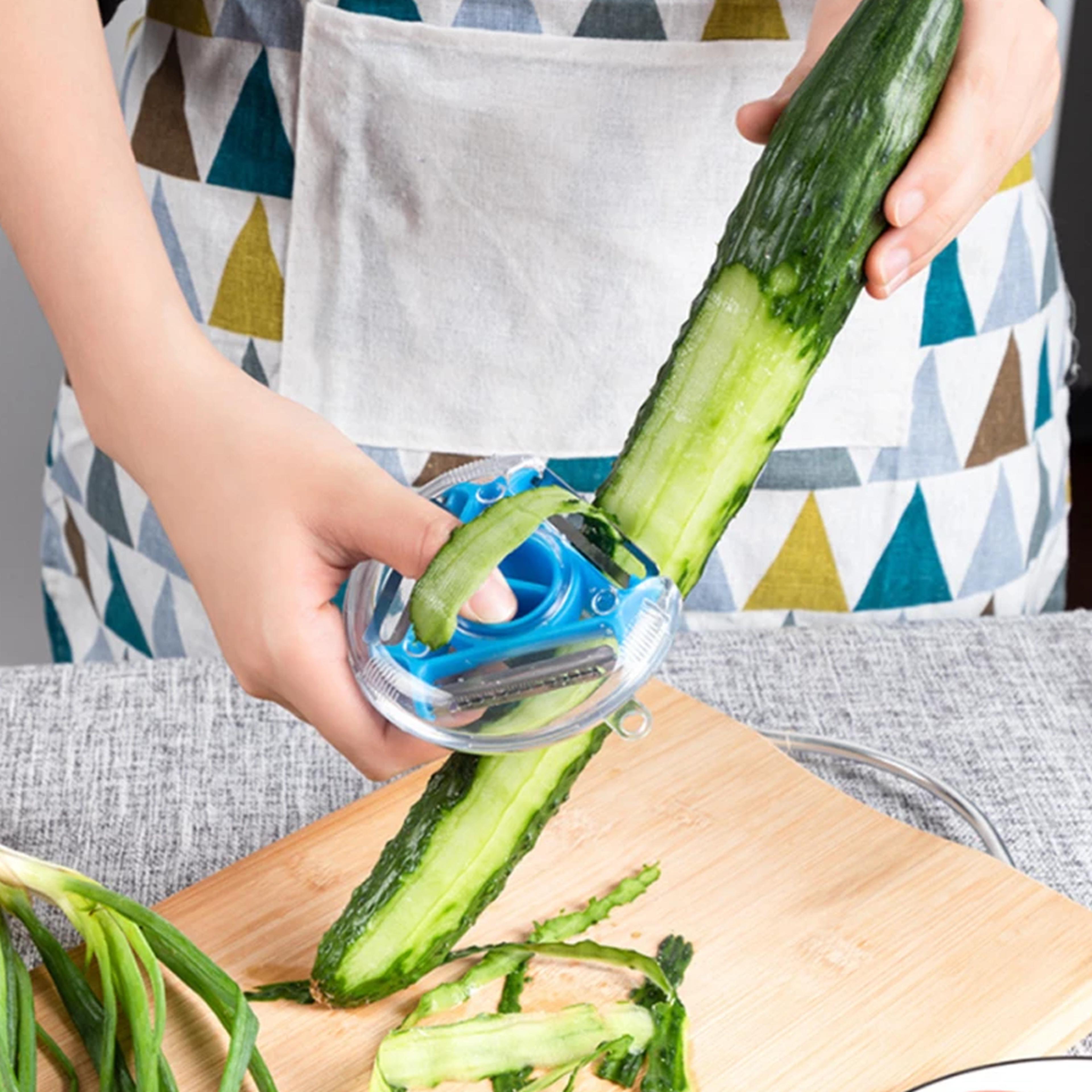3 in 1 multi blade vegetable peeler grater and shredder kitchen tool