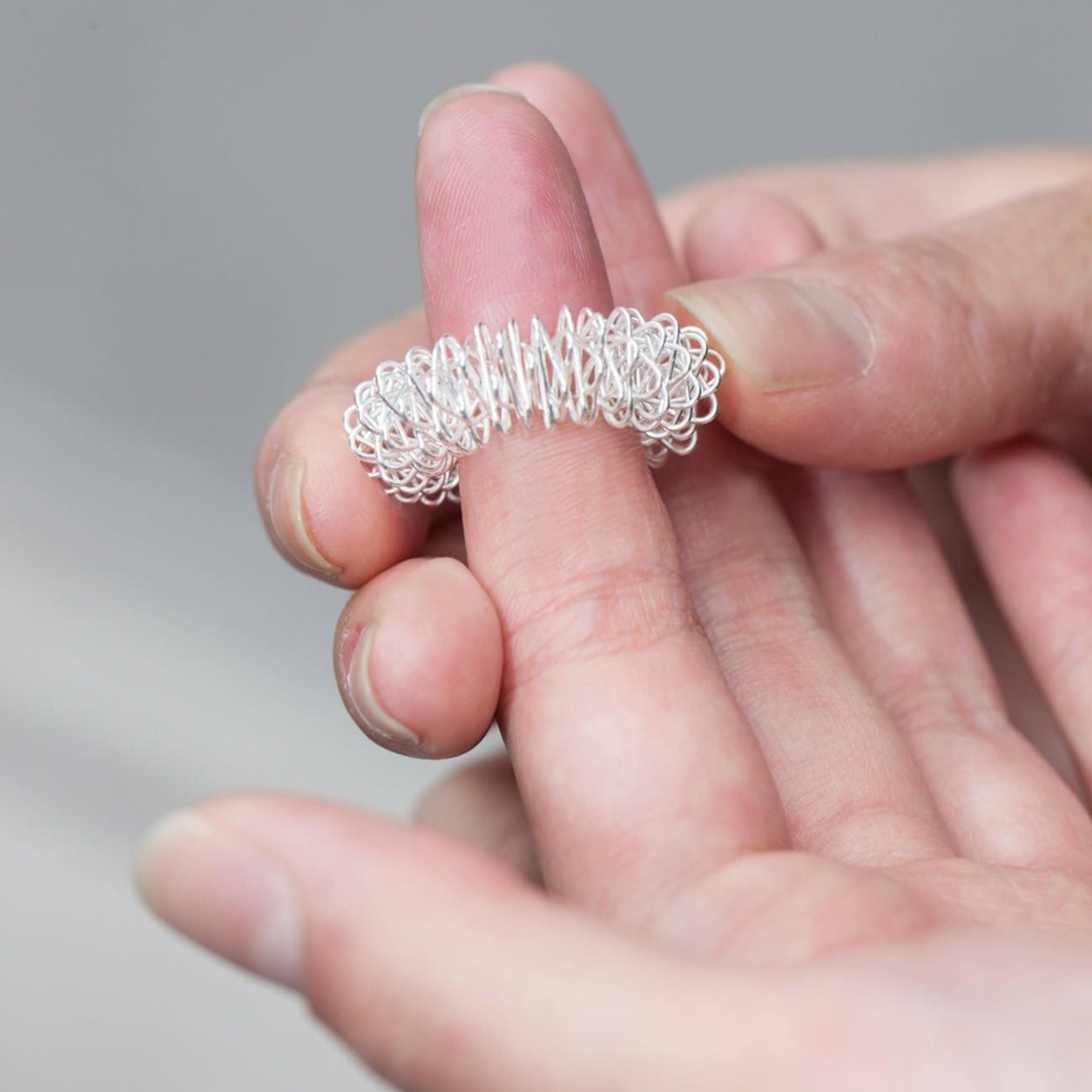 acupressure relaxation massage ring – perfect gift for hand pain relief & stress reduction