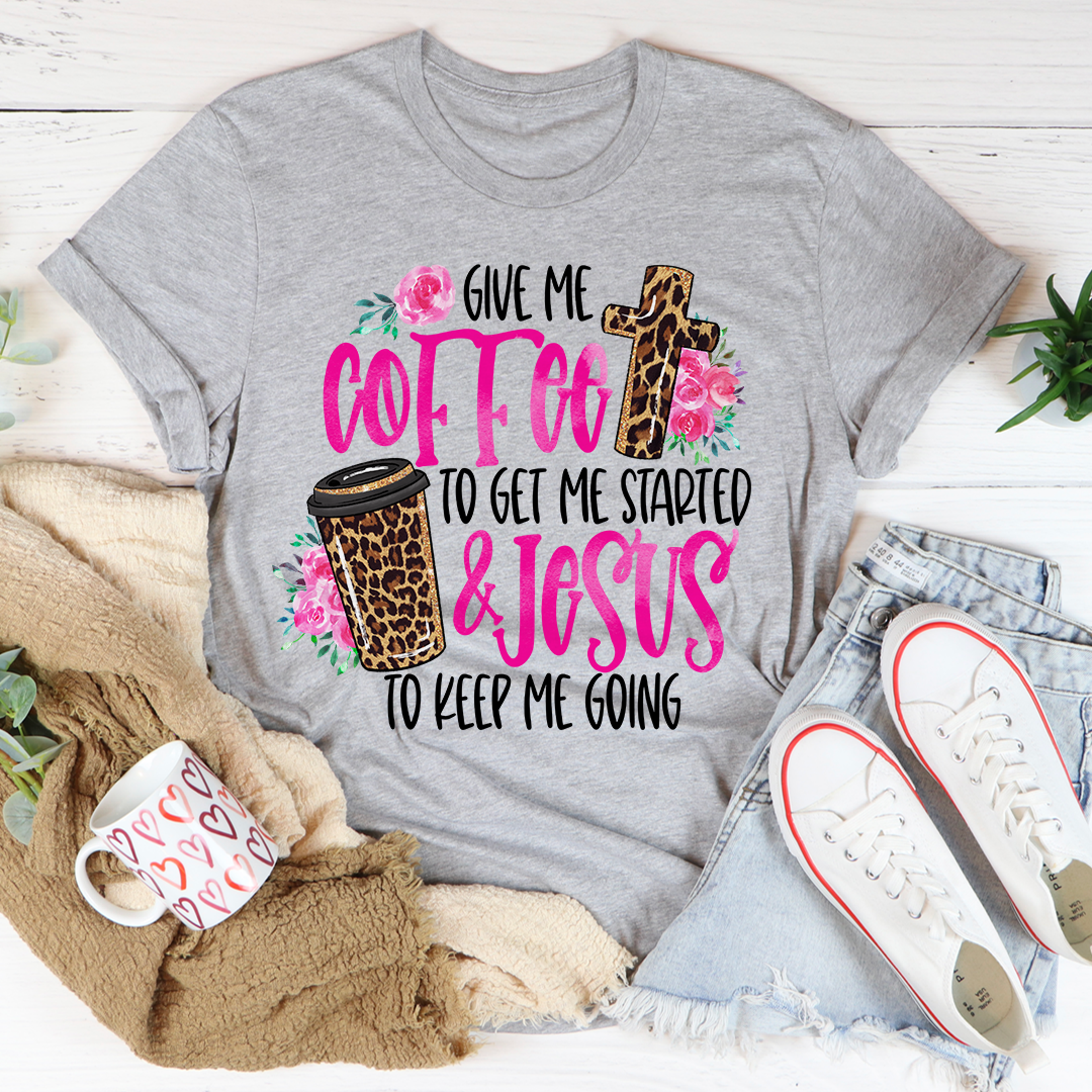 jesus & coffee tee