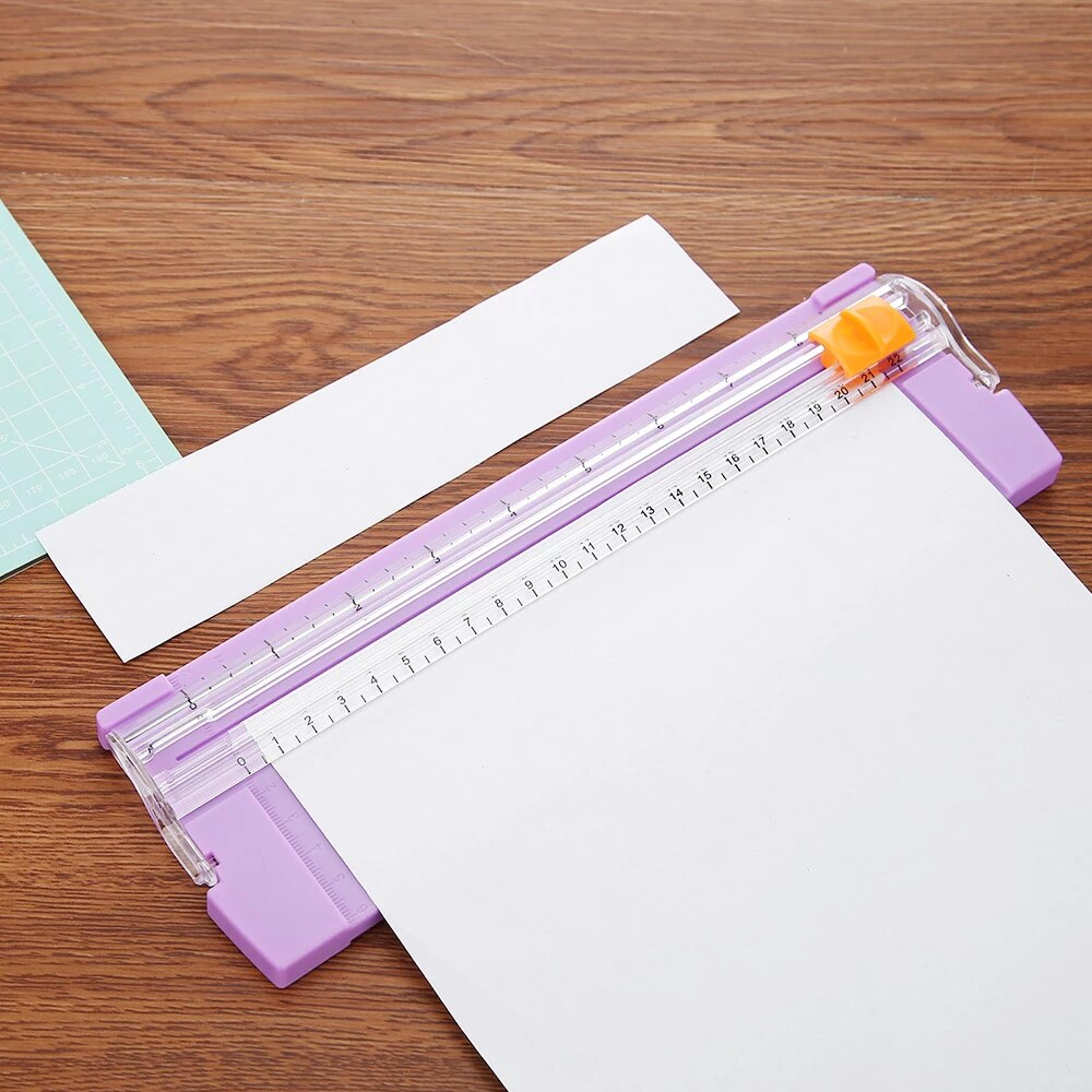 manual sliding cutter ruler for paper
