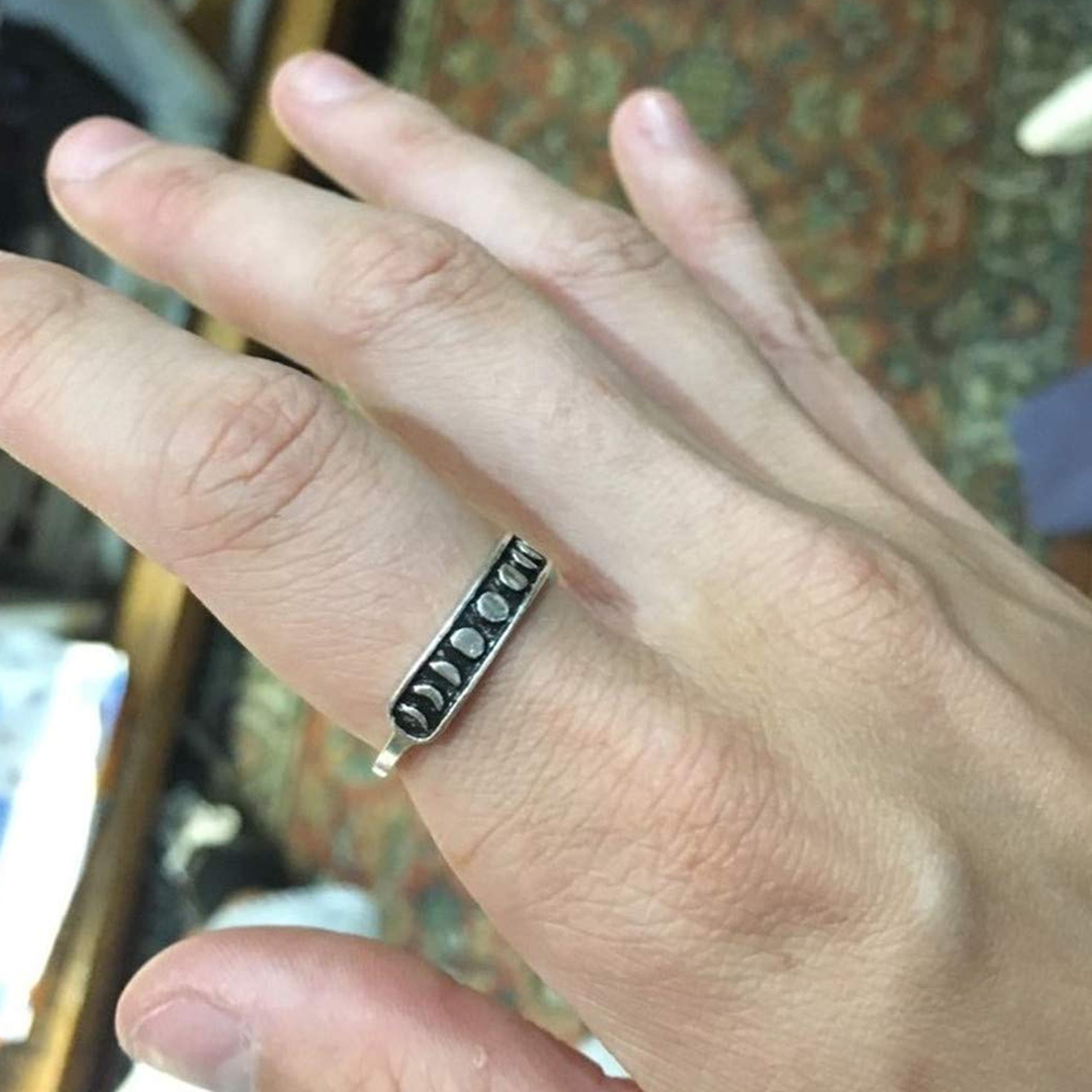 moon phase ring jewelry