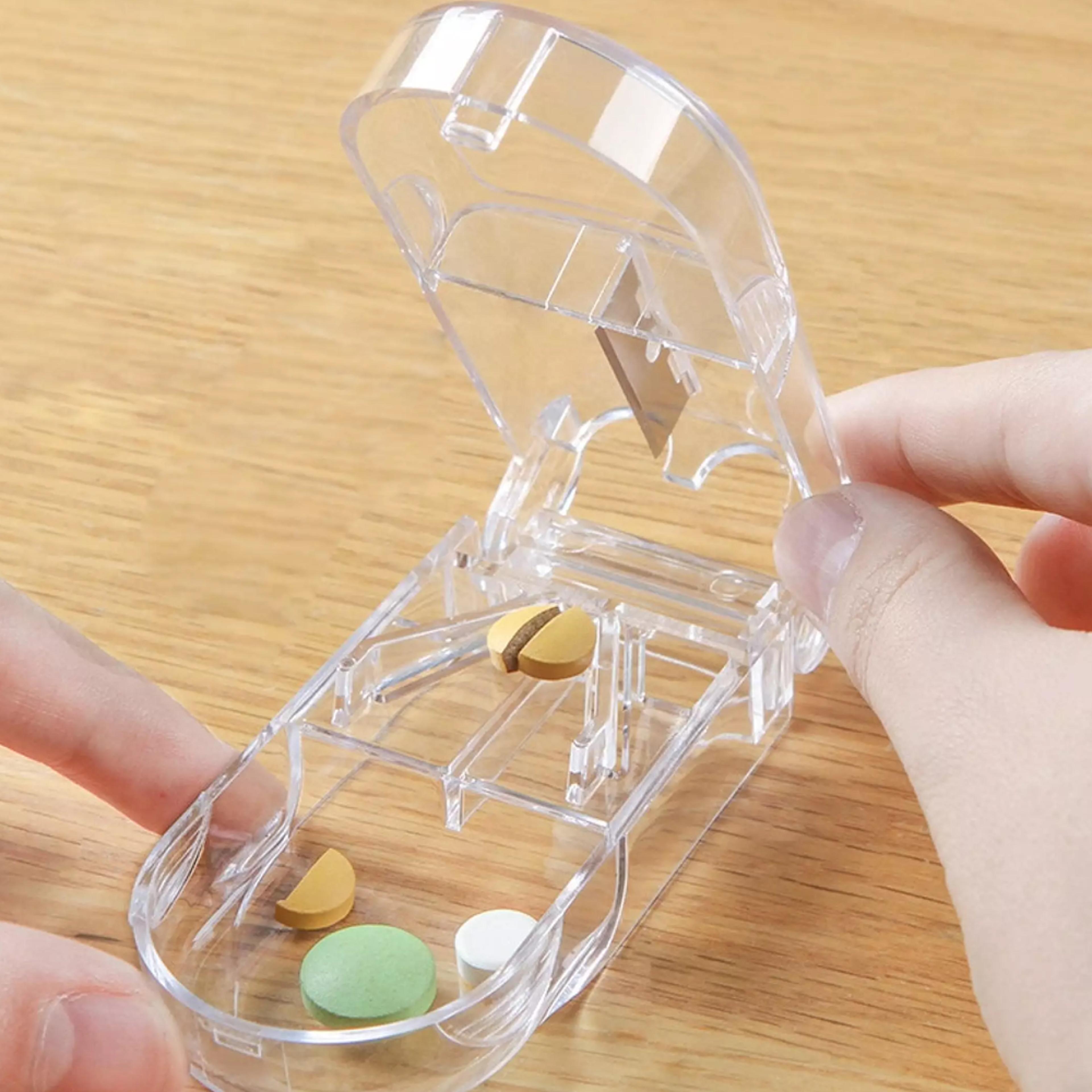 safety shield pill cutter & medicine case – the perfect gift for health-conscious loved ones