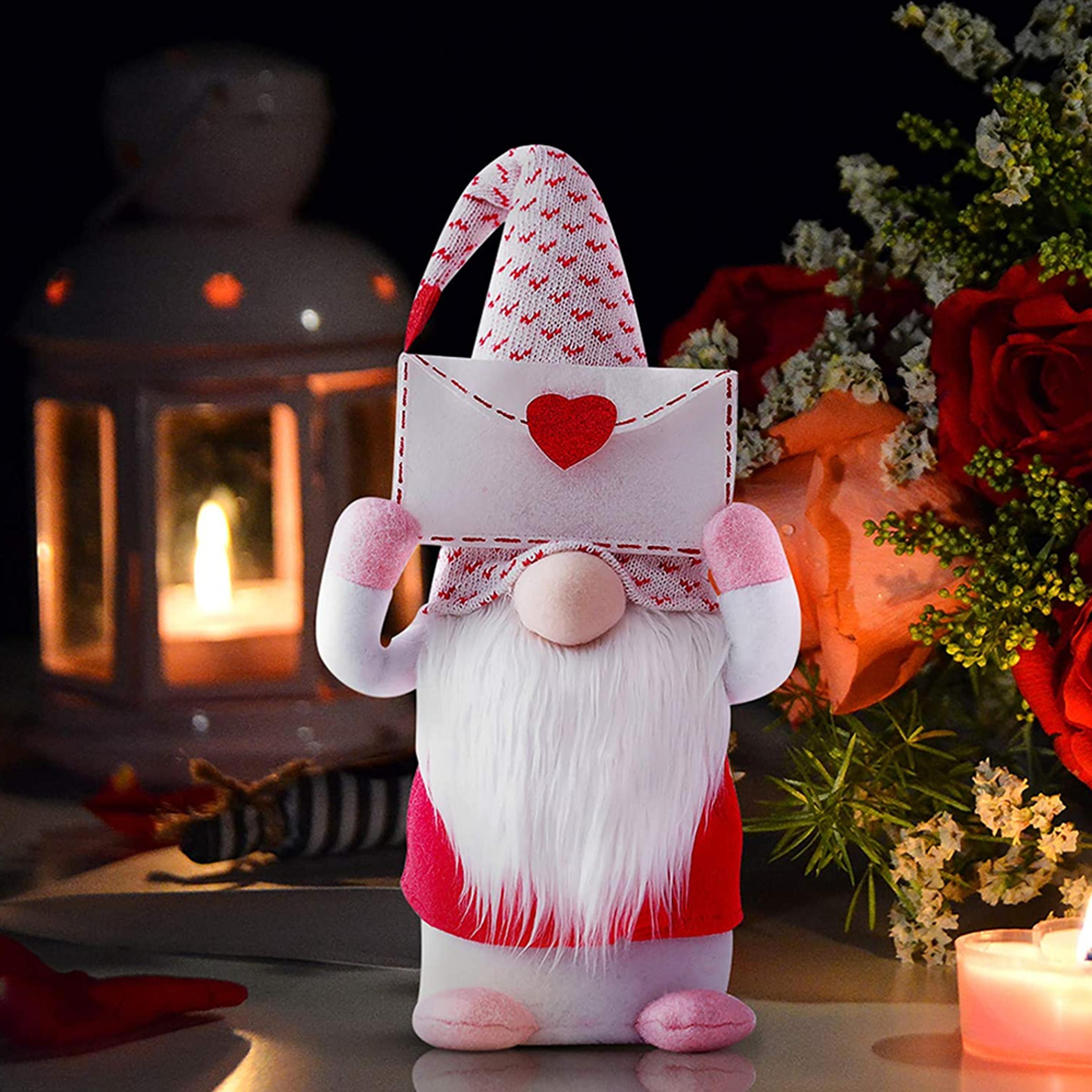 valentine’s day faceless doll decoration