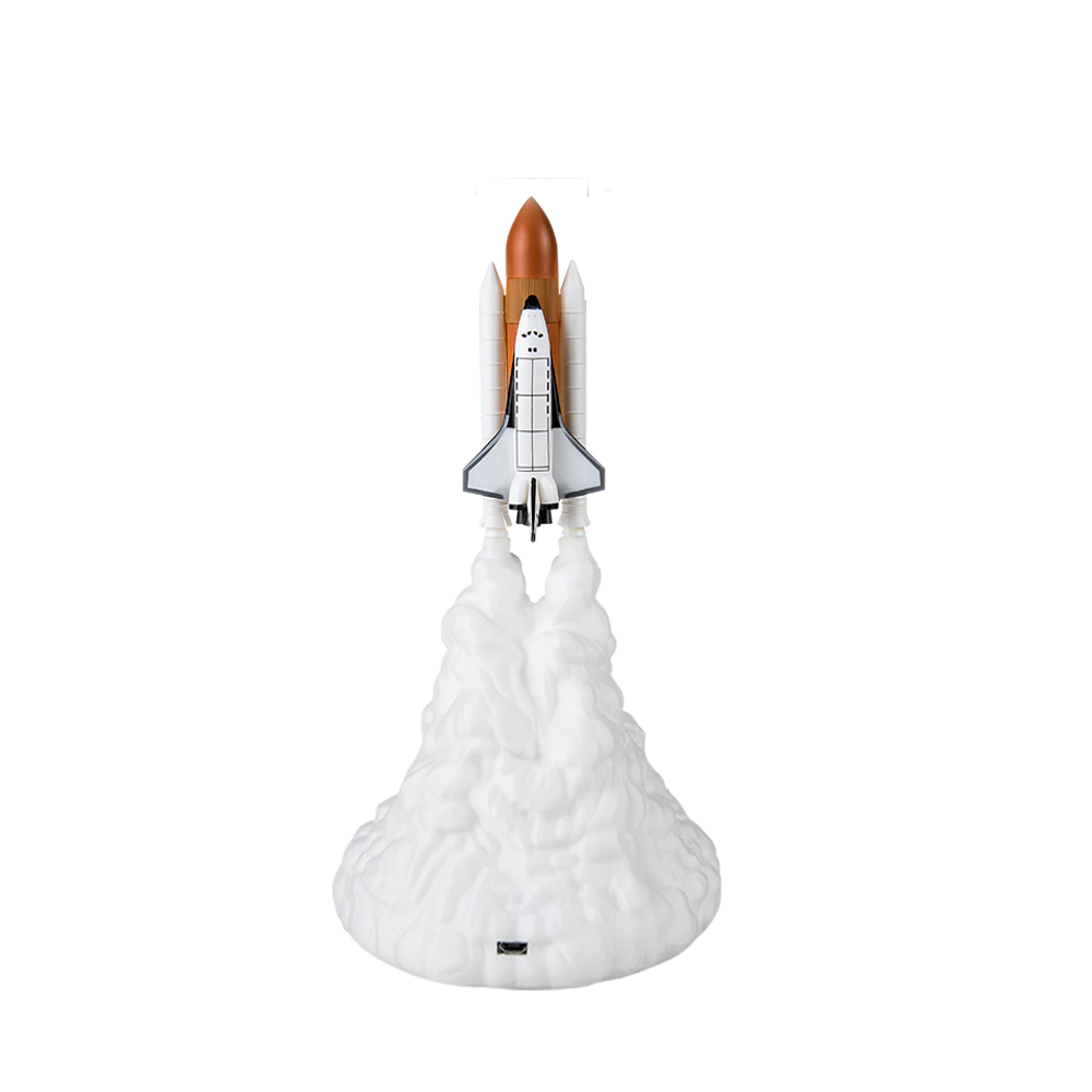 3D Space Shuttle Lamp Light For Night Décor  Vertical launch