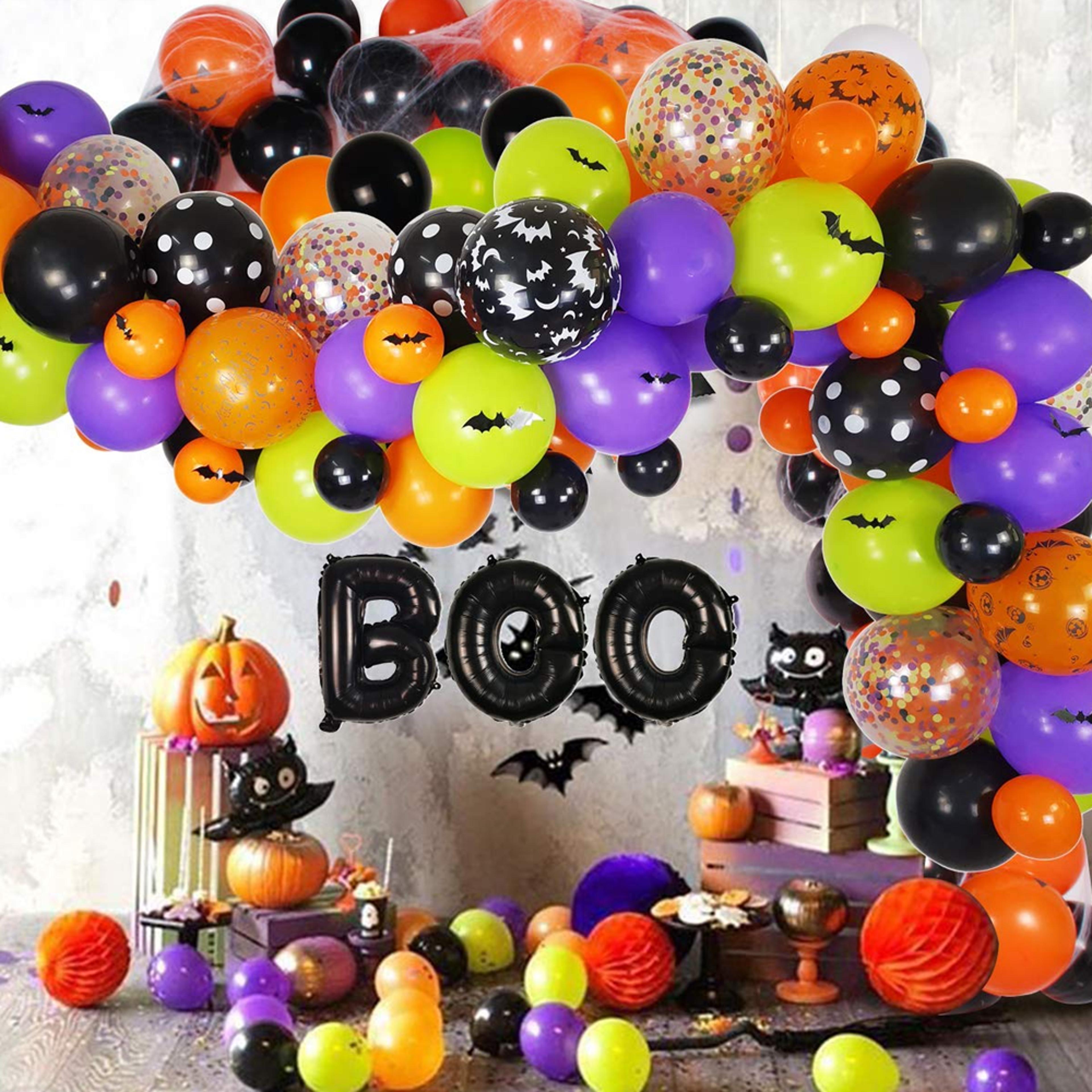 diy halloween balloon garland kit