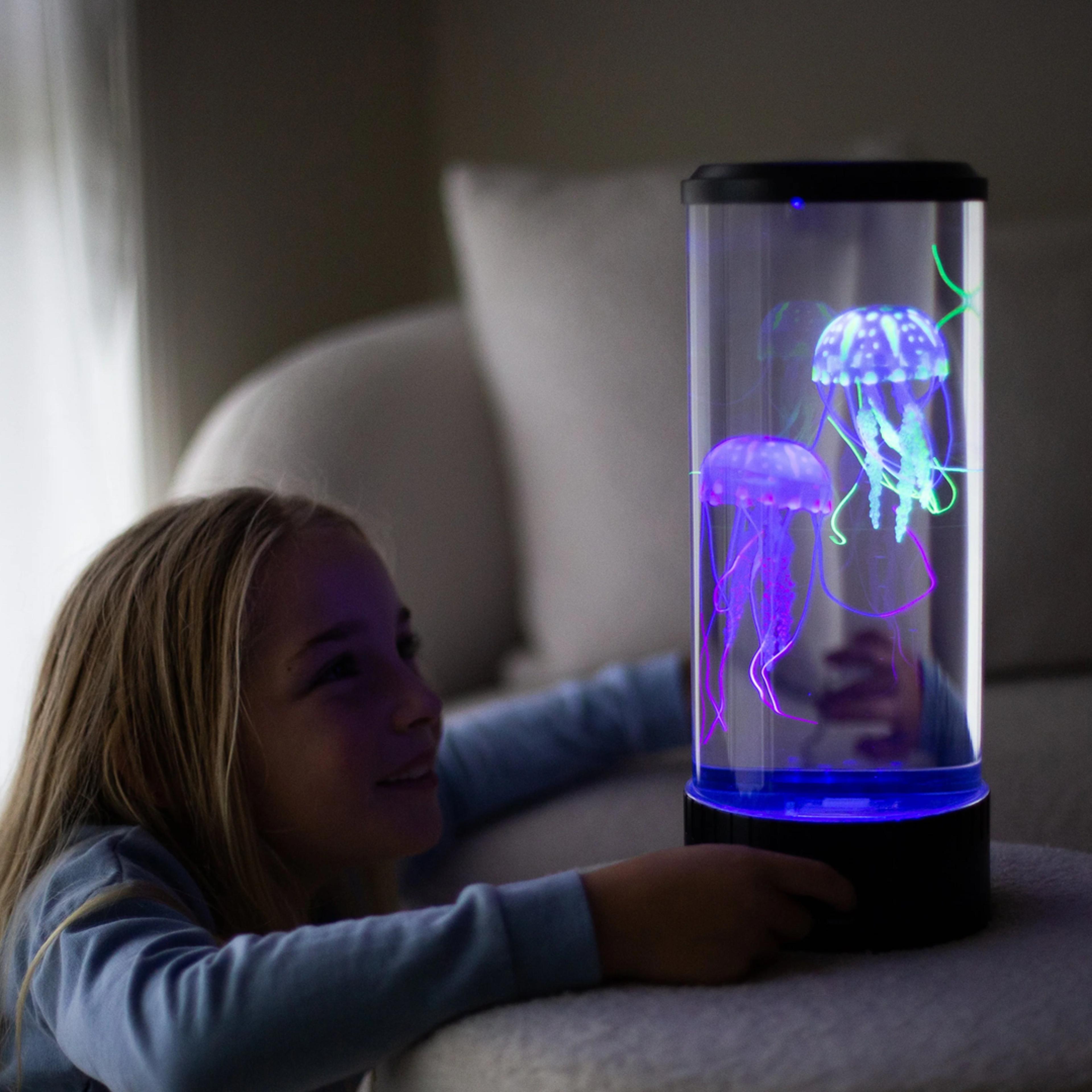 LED Jellyfish Lava Lamp  Aquarium For Kids  Adults