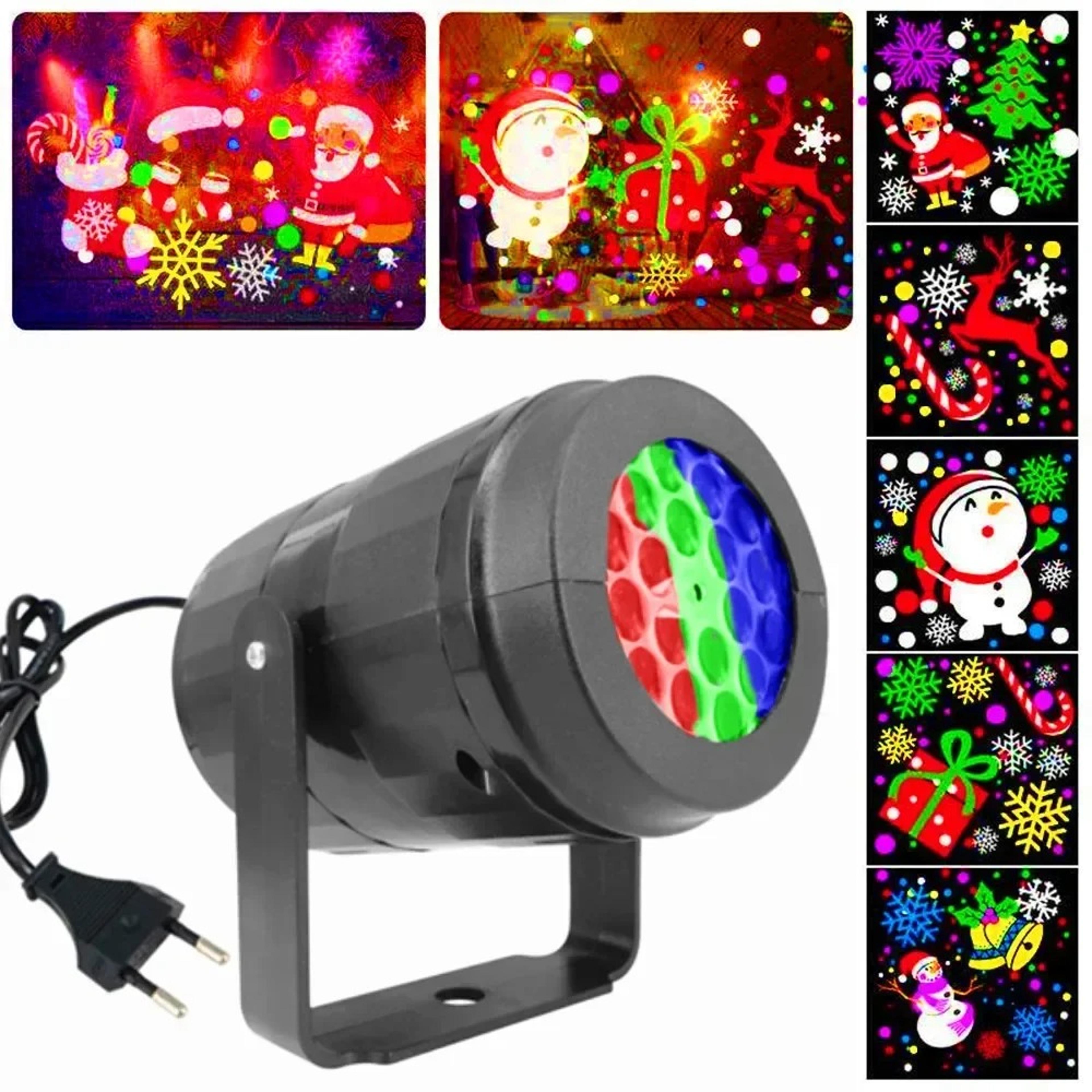 premium christmas led snowflake projector – 16 dynamic patterns