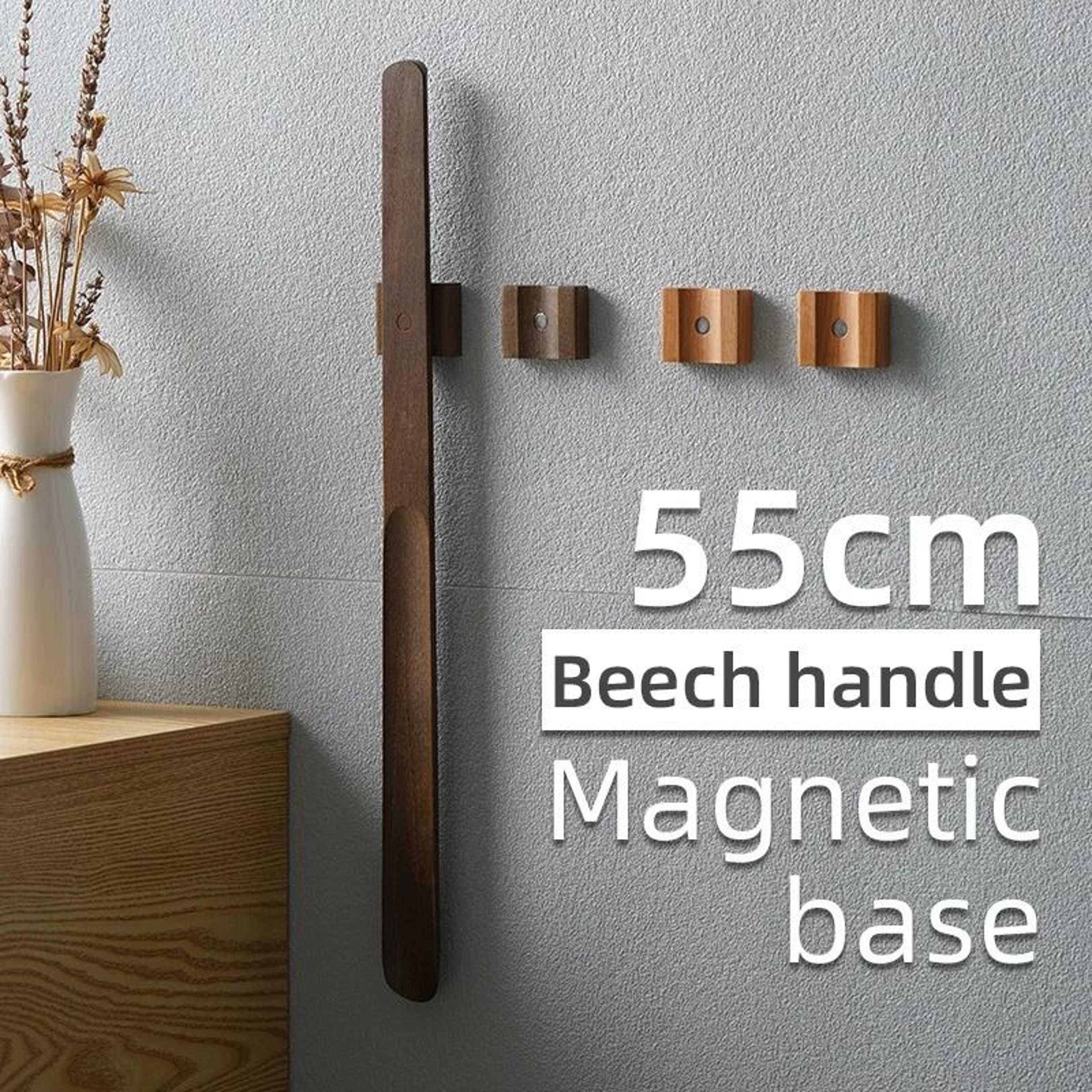 Magnetic Wooden Shoehorn