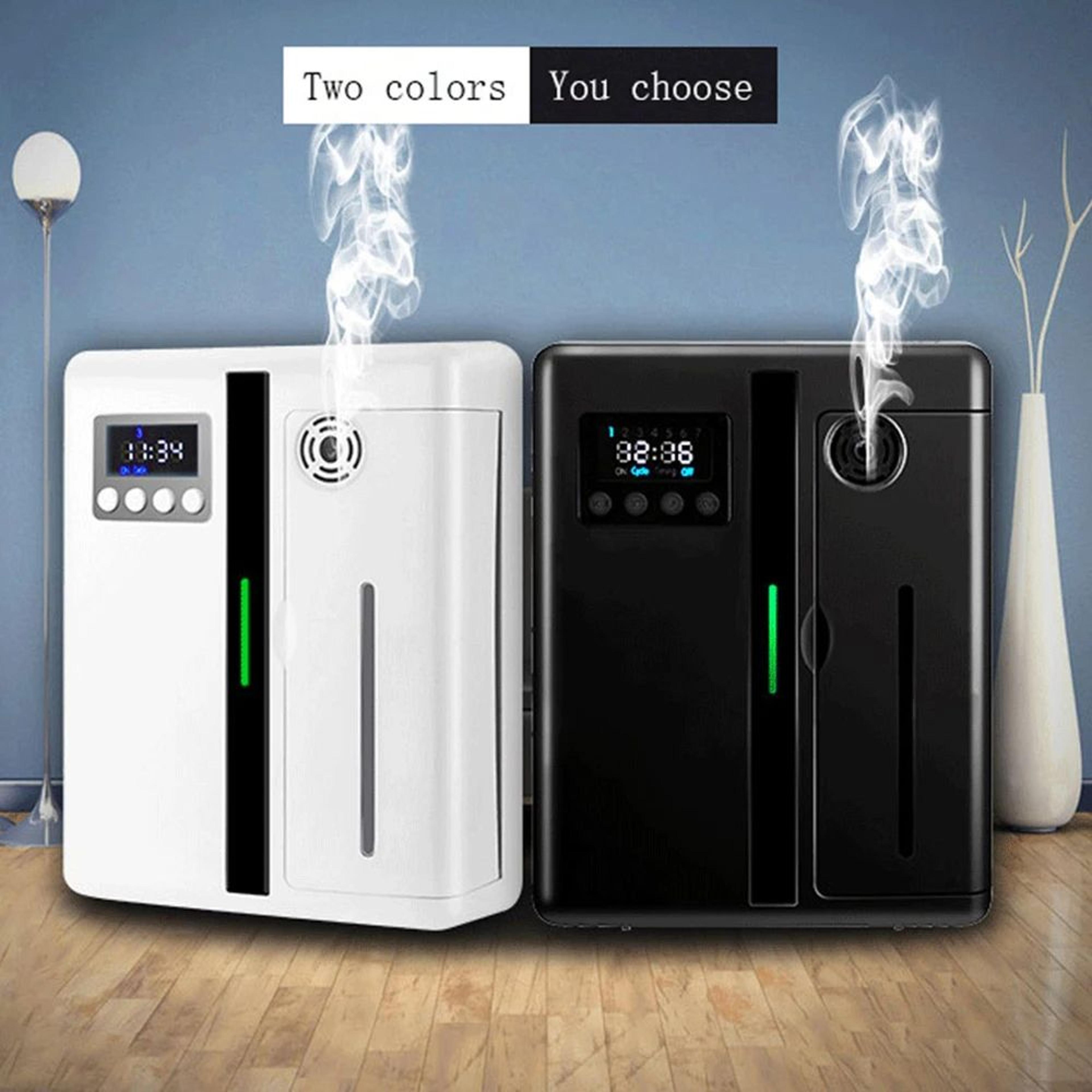 wall-mounted scent machine aroma diffuser, bluetooth fragrance system with fan for hotel lobby & home use