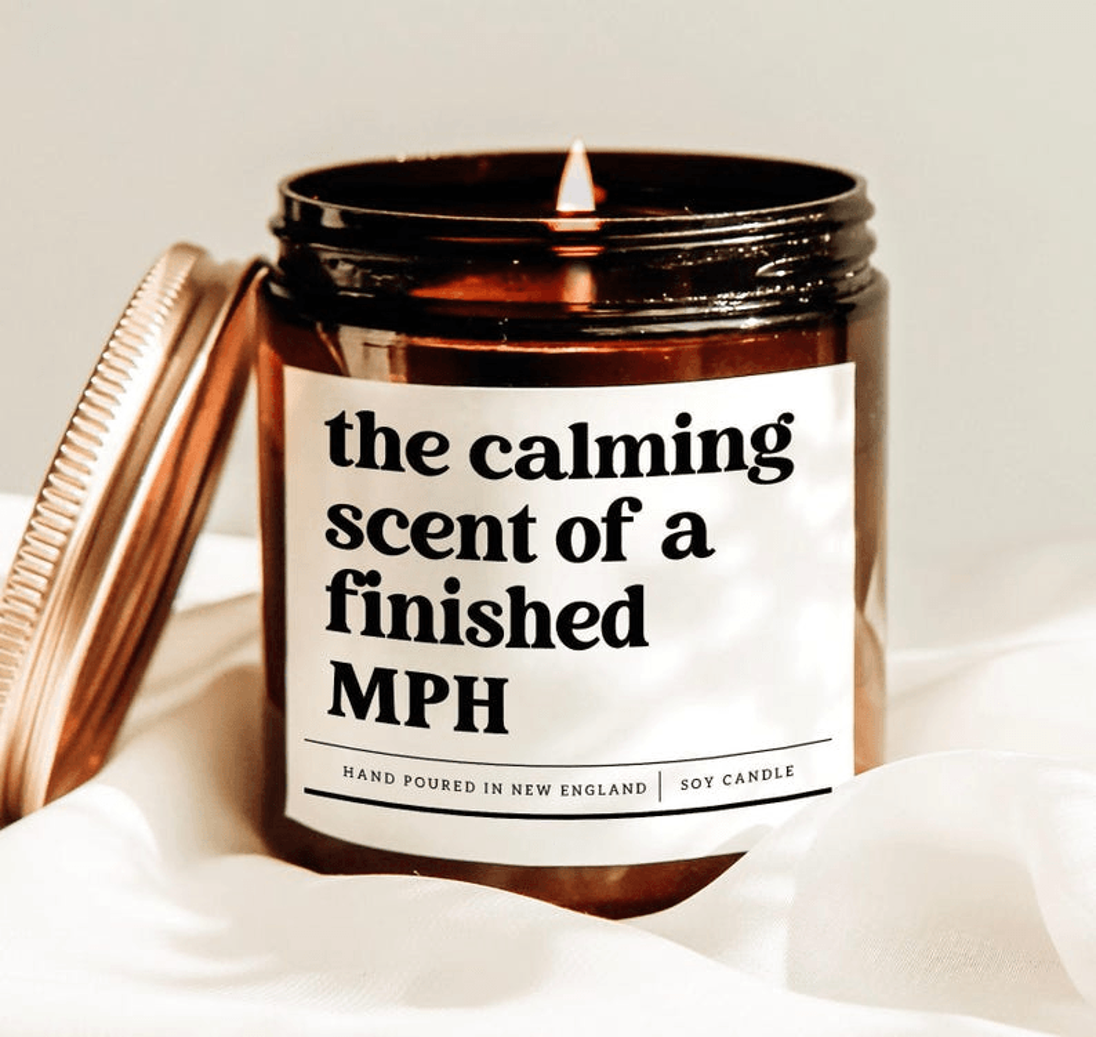 finished mph candle, mph graduation gift, public health graduation candle, funny mph degree gift