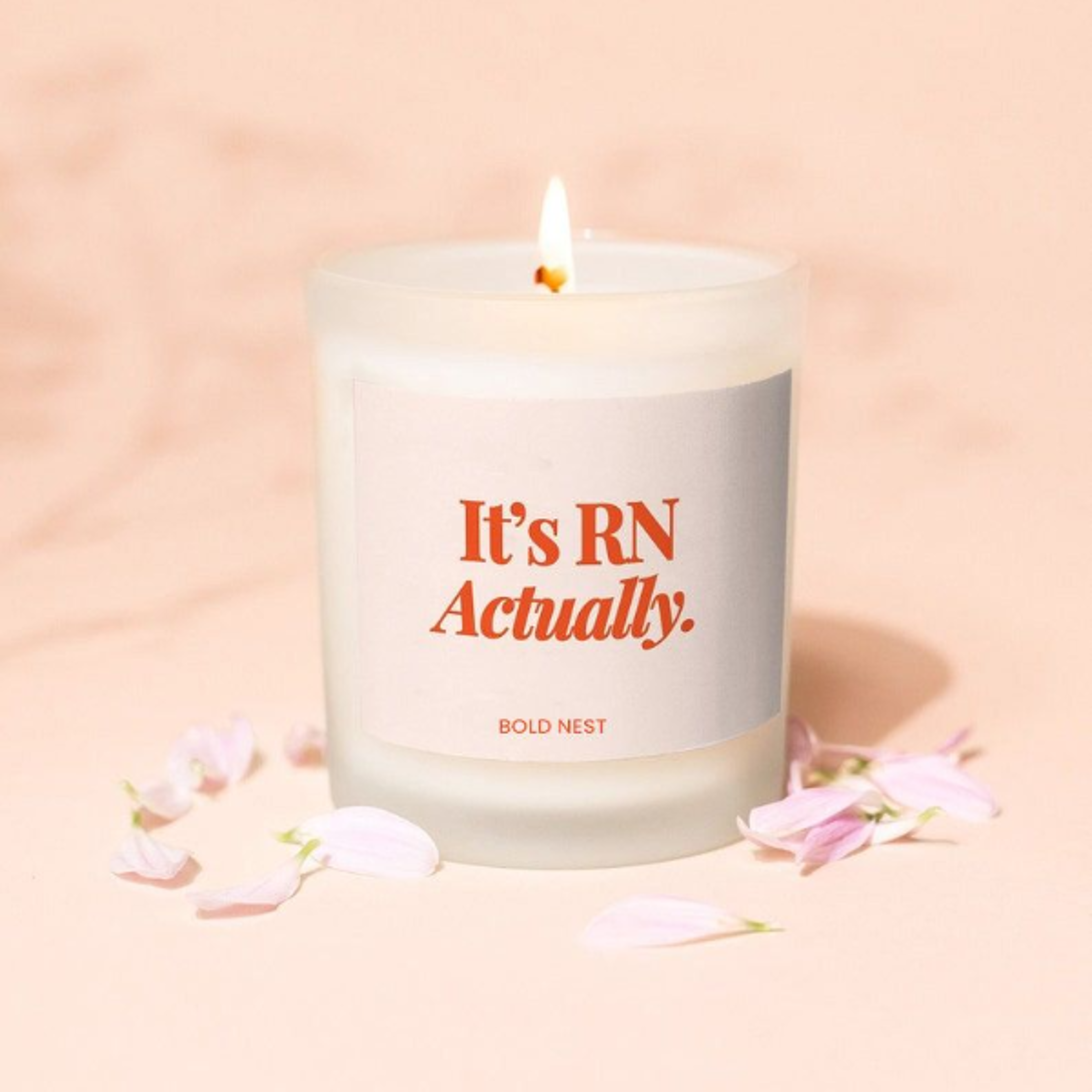 funny nurse candle gift for nursing students | nurse gift, graduation gift idea
