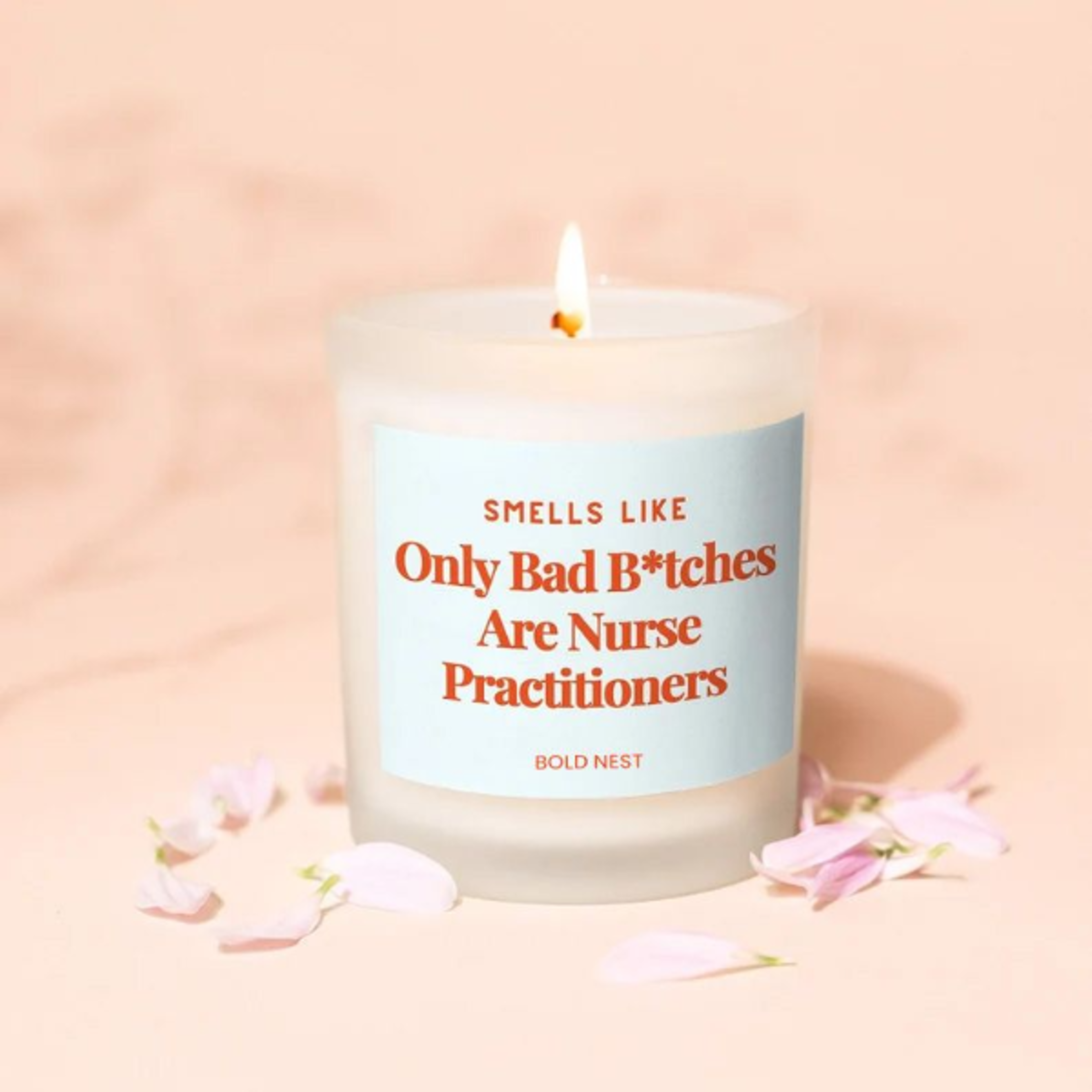 nurse practitioner candle gift | np appreciation & graduation humor candle for nurses & nursing students