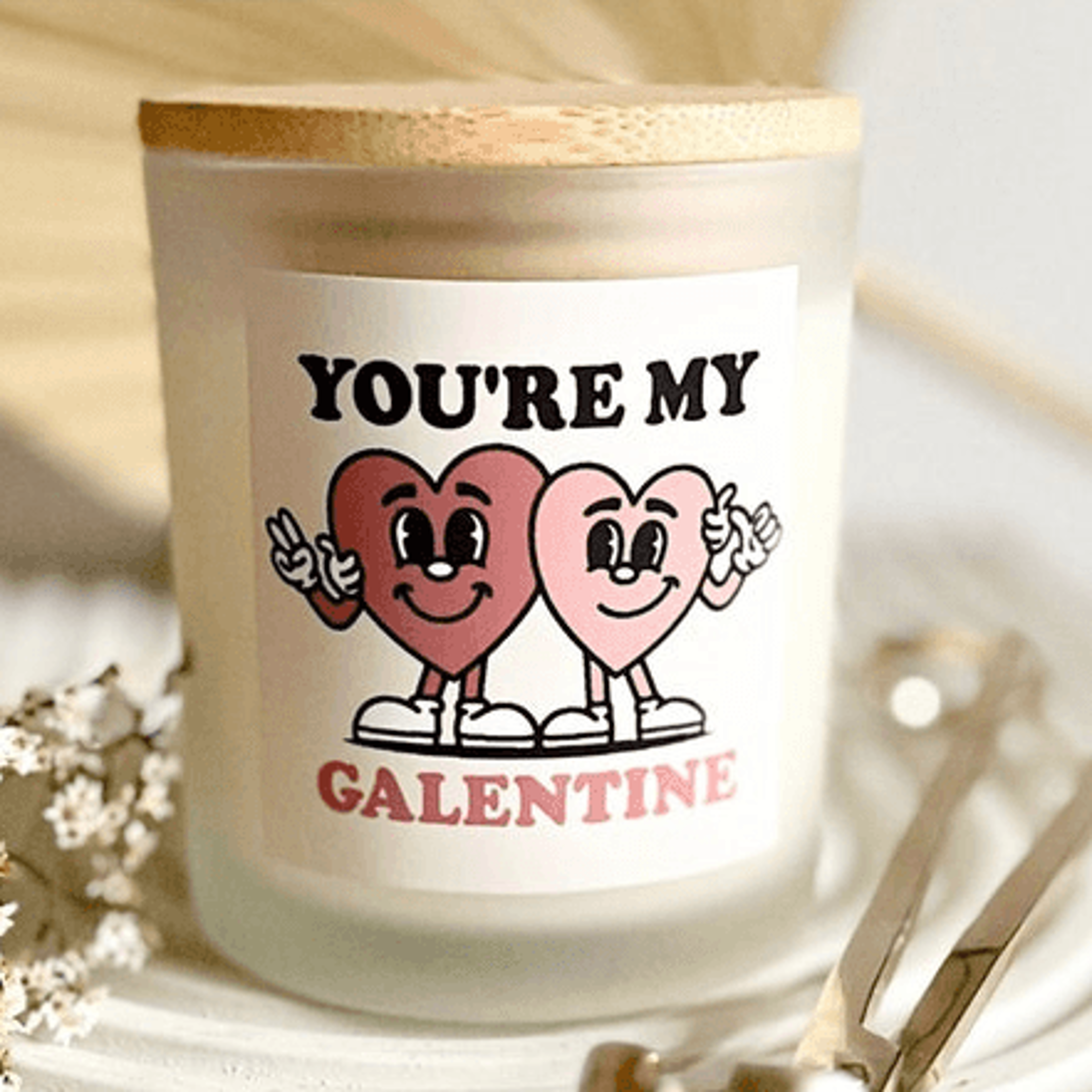 you're my galentine candle gift for best friend funny galentines day gift bestie candle friendship gift