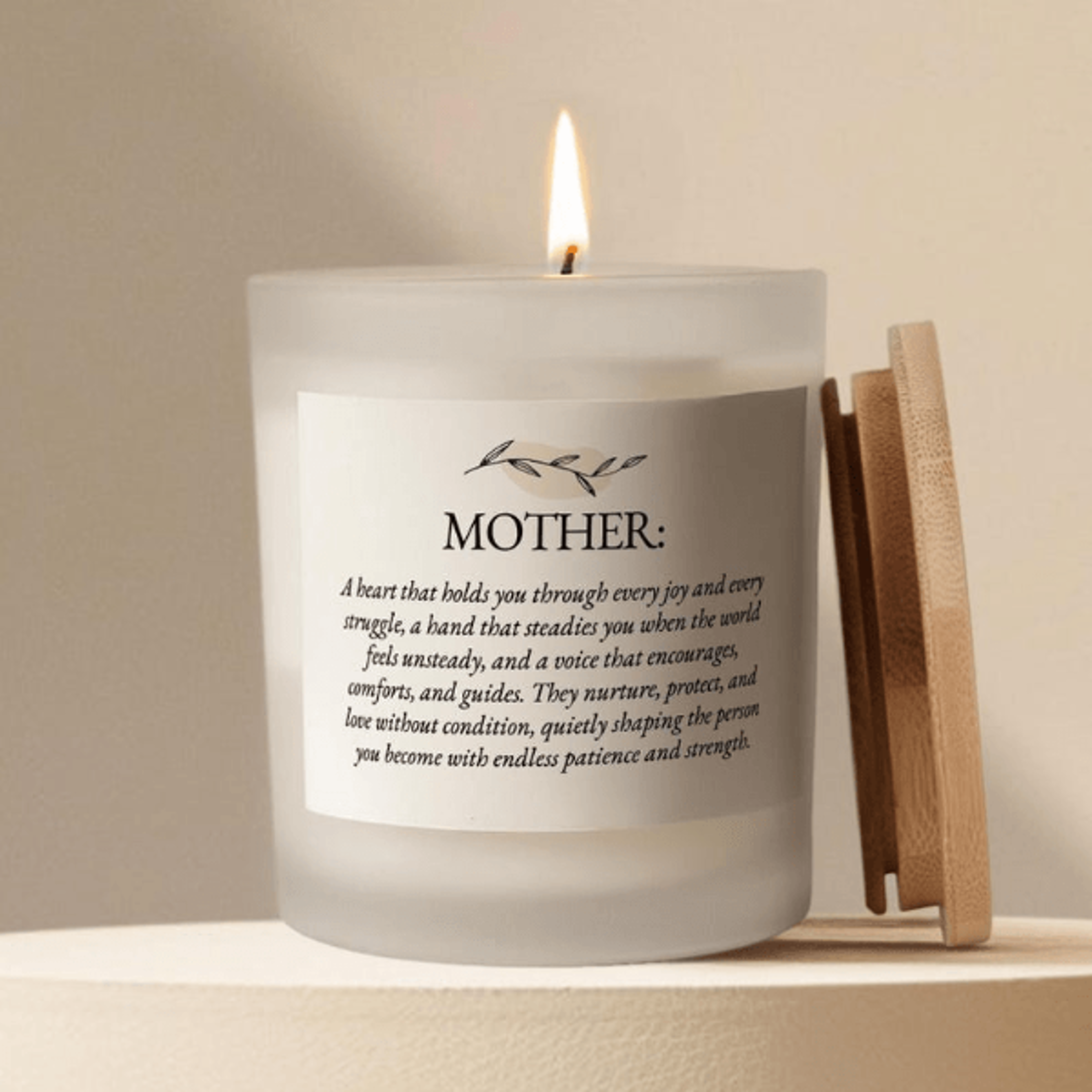 mother definition candle, gift for mom, personalized mother candle, mother appreciation gift, meaningful gift for mother