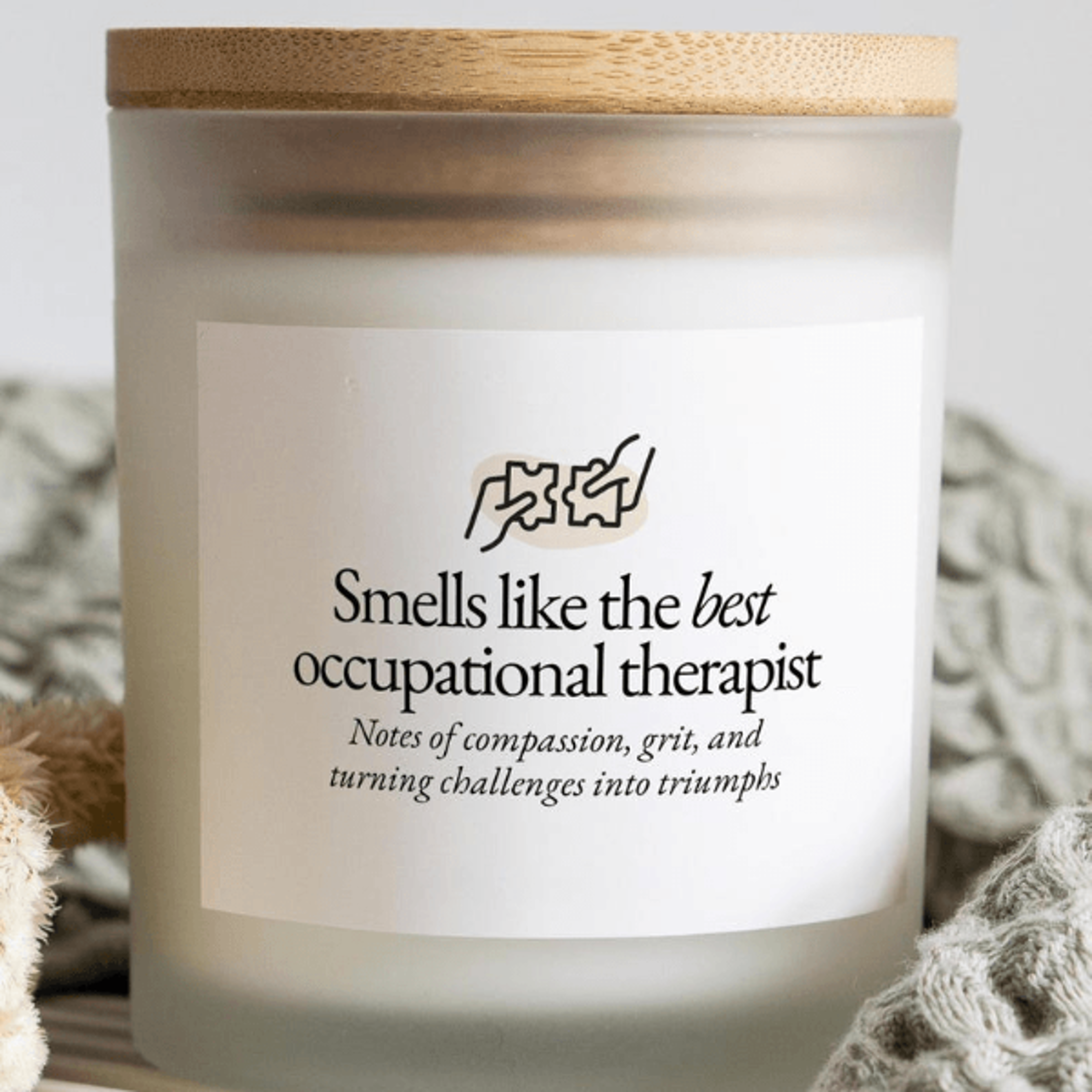 occupational therapist candle gift, ot appreciation gift, funny therapist candle, occupational therapy gift
