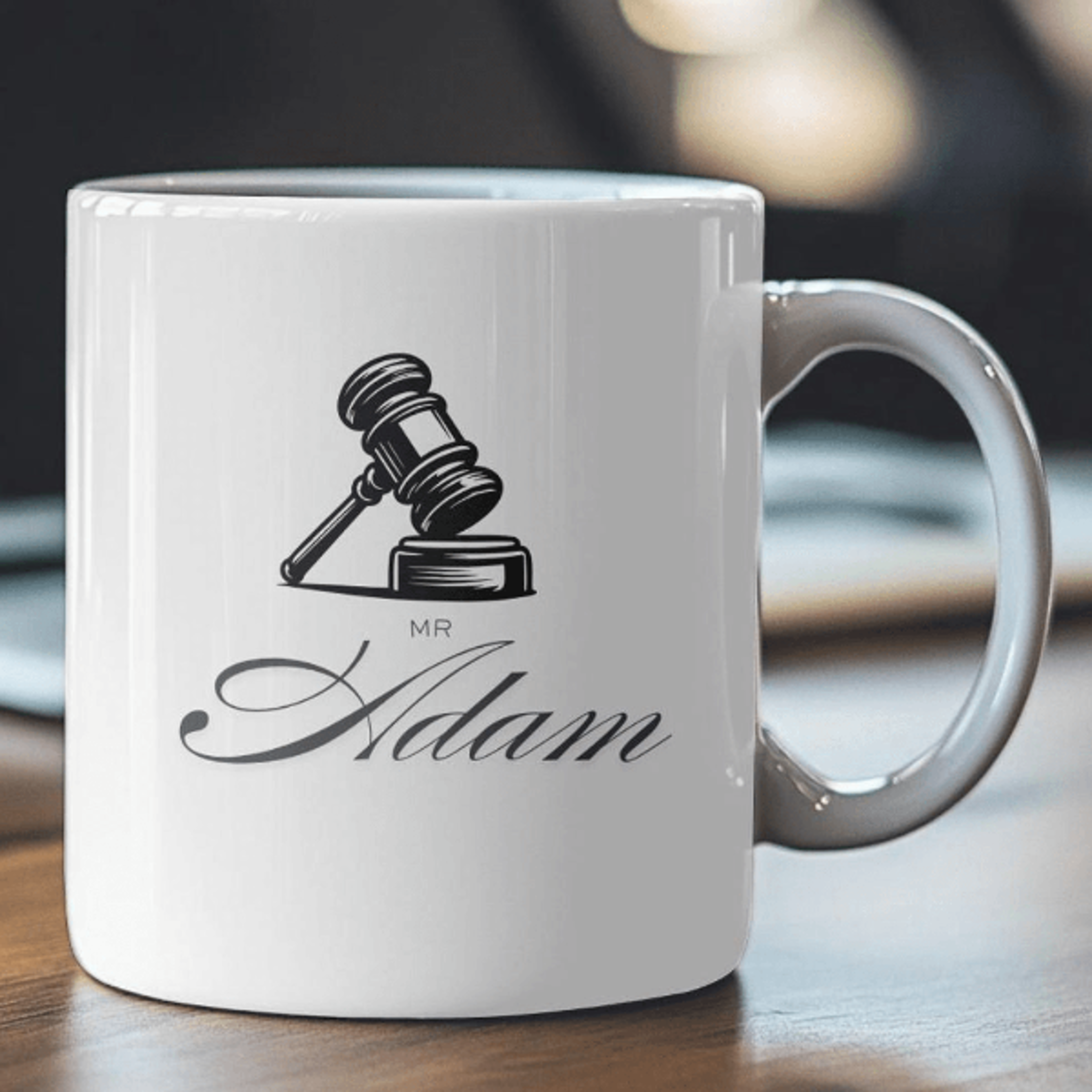 personalized lawyer mug custom name attorney coffee cup legal professional gift for lawyer
