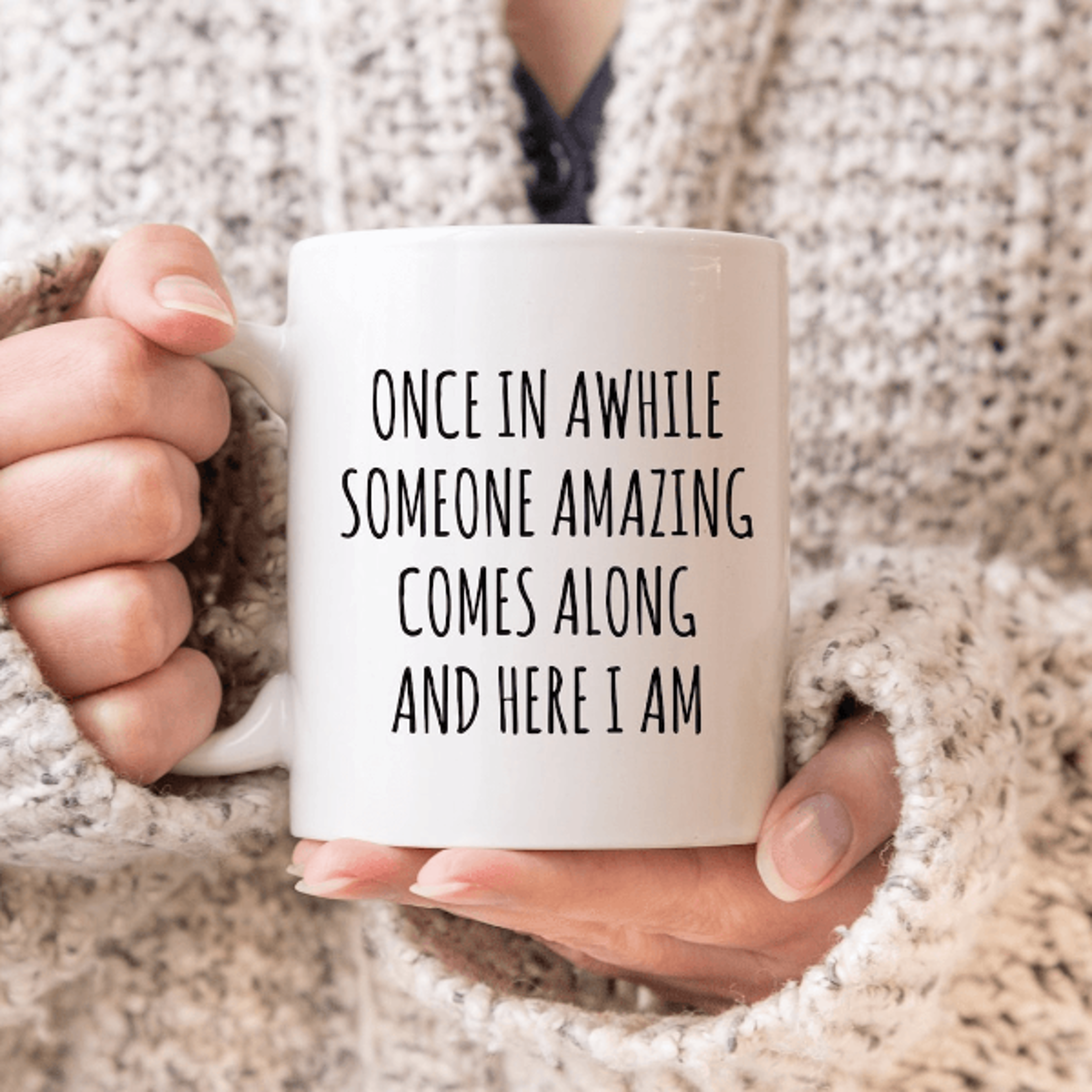 sarcastic funny coffee mug large humorous gift mug for her him