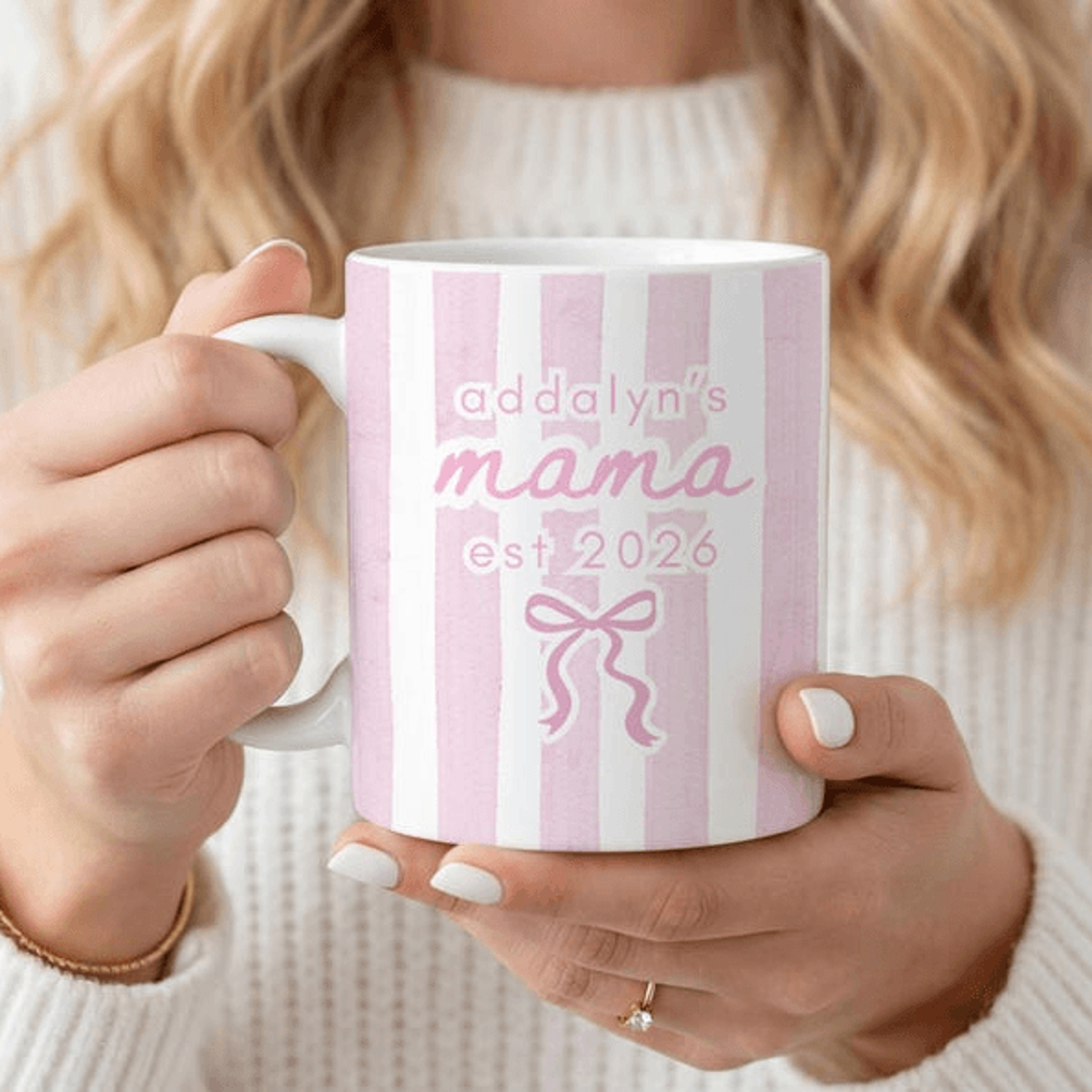 personalized mama mug 15 oz mug, custom mom coffee mug, new mom gift, mothers day gift for mama