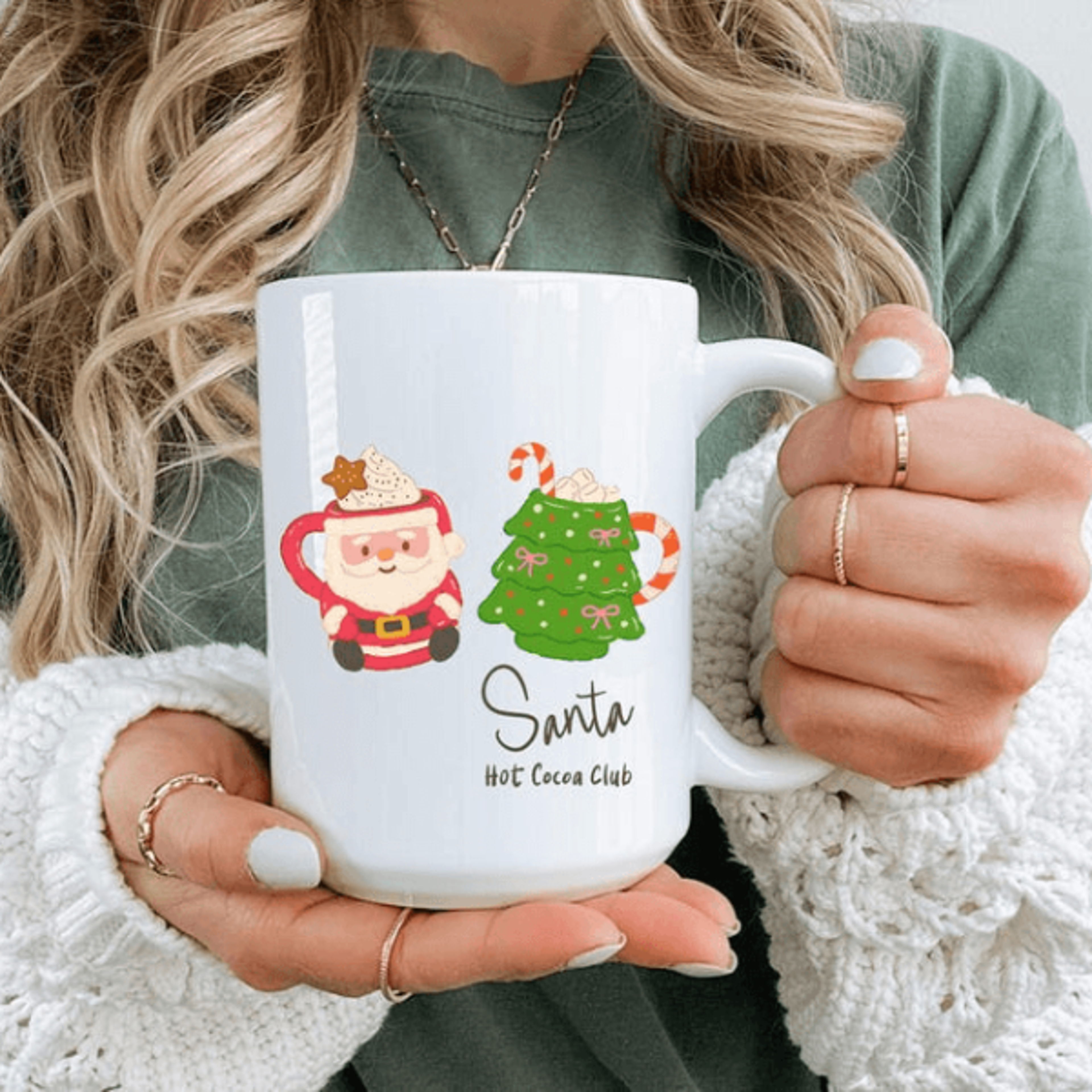 personalized christmas mug, christmas tree mug, family christmas gift, holiday coffee mug, custom family mug, christmas