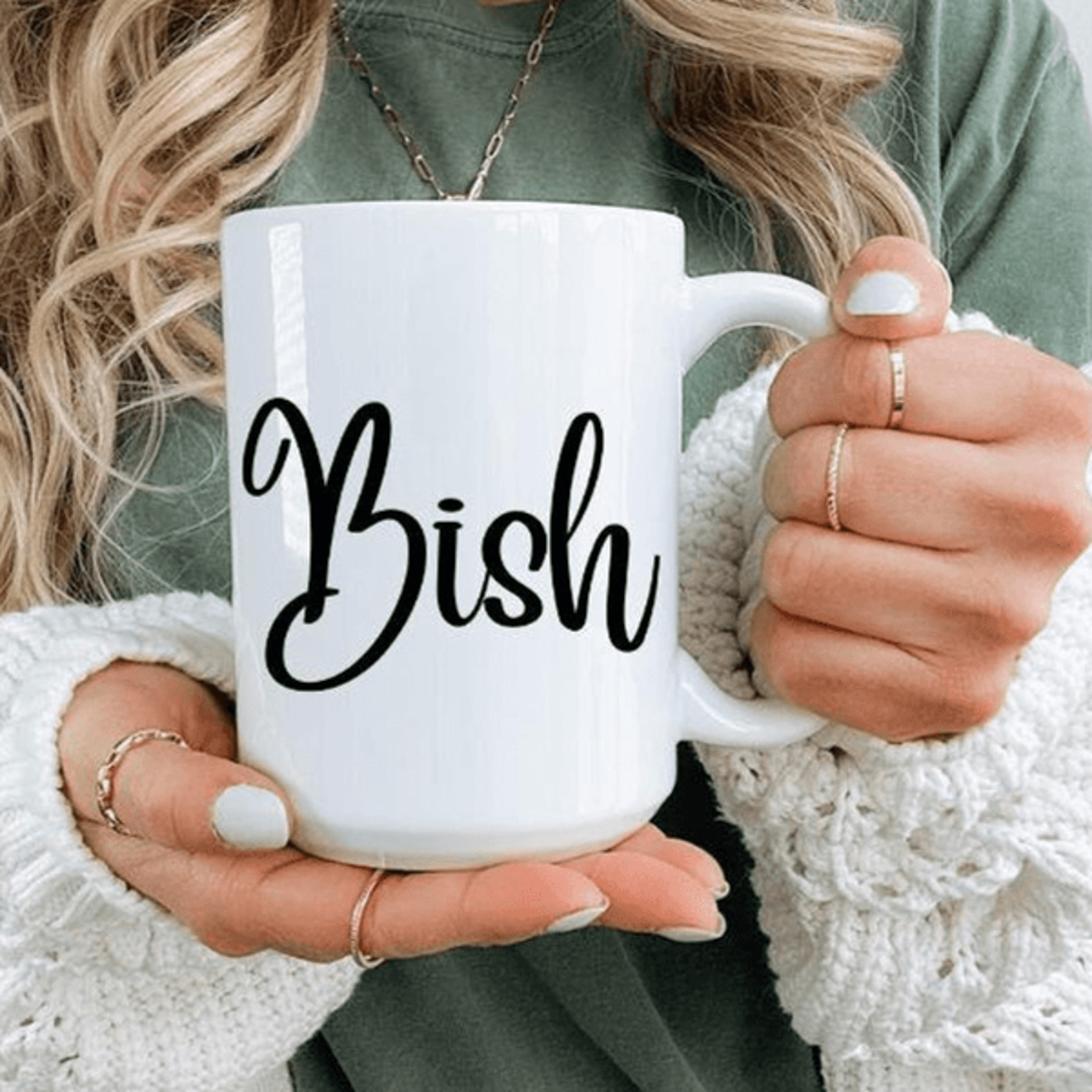 sassy bish coffee mug funny sarcastic quote cup | bold ceramic mug gift for best friend