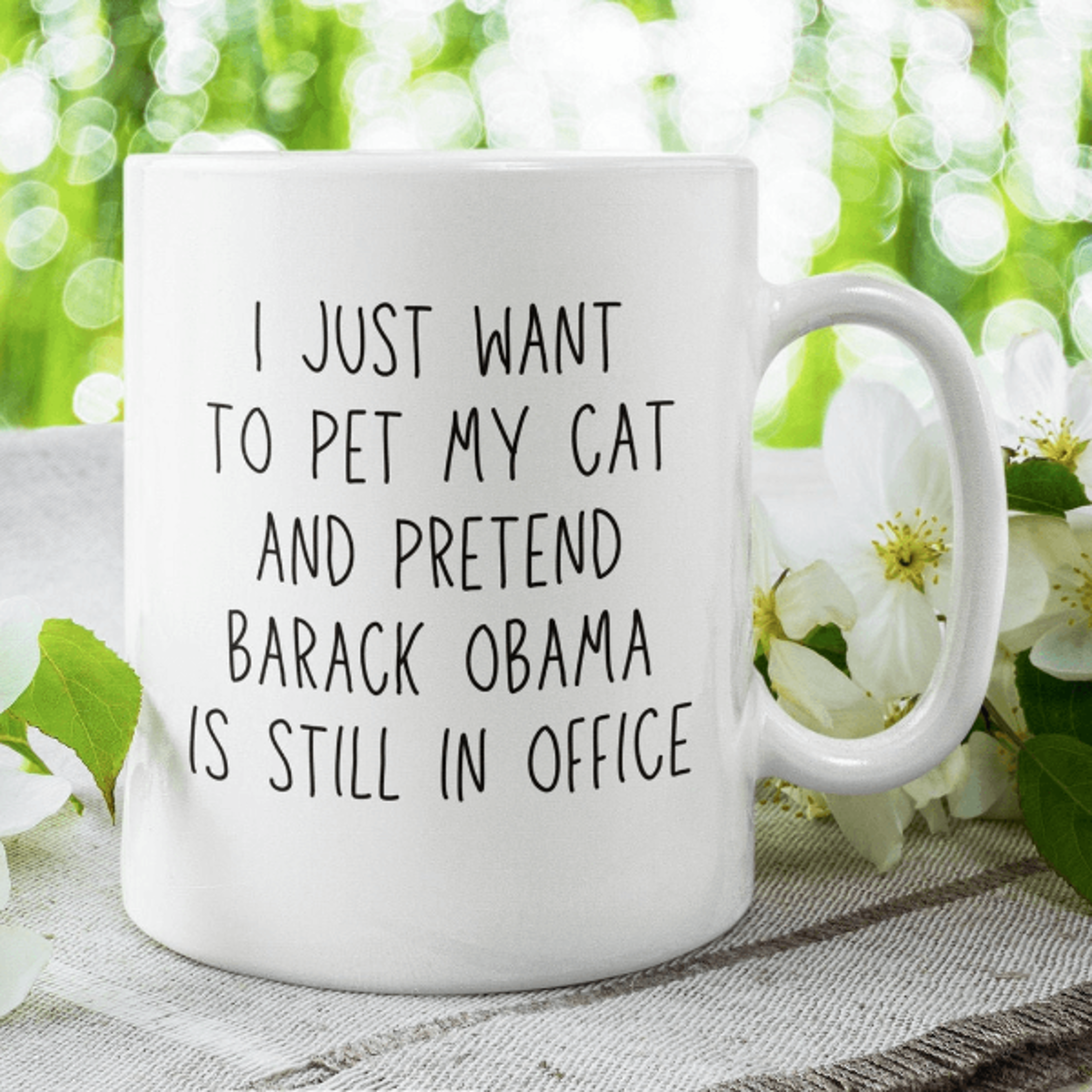 barack obama democrat mug – liberal political coffee cup gift for progressives