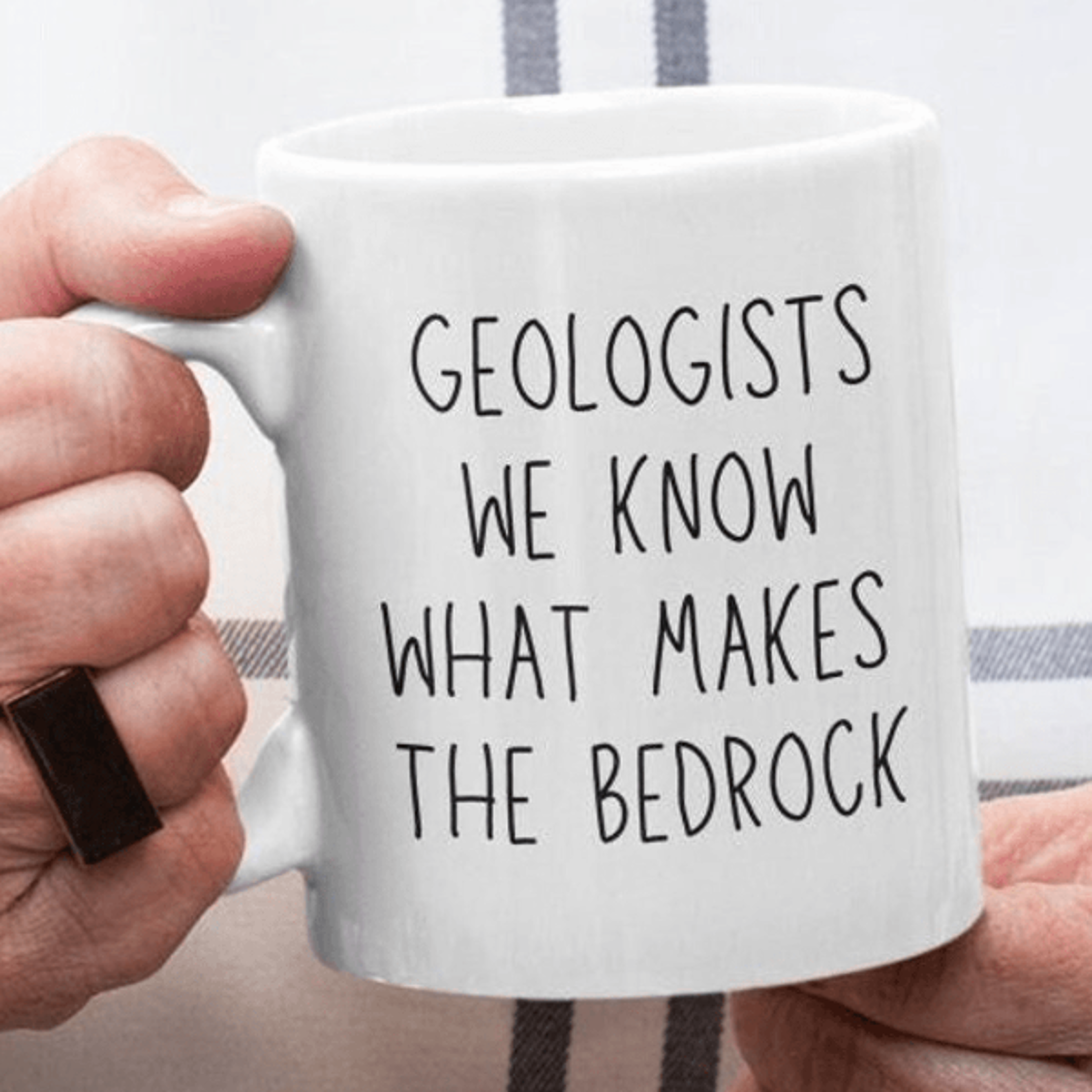 funny geologist mug – geology ceramic coffee cup gift for rock lovers