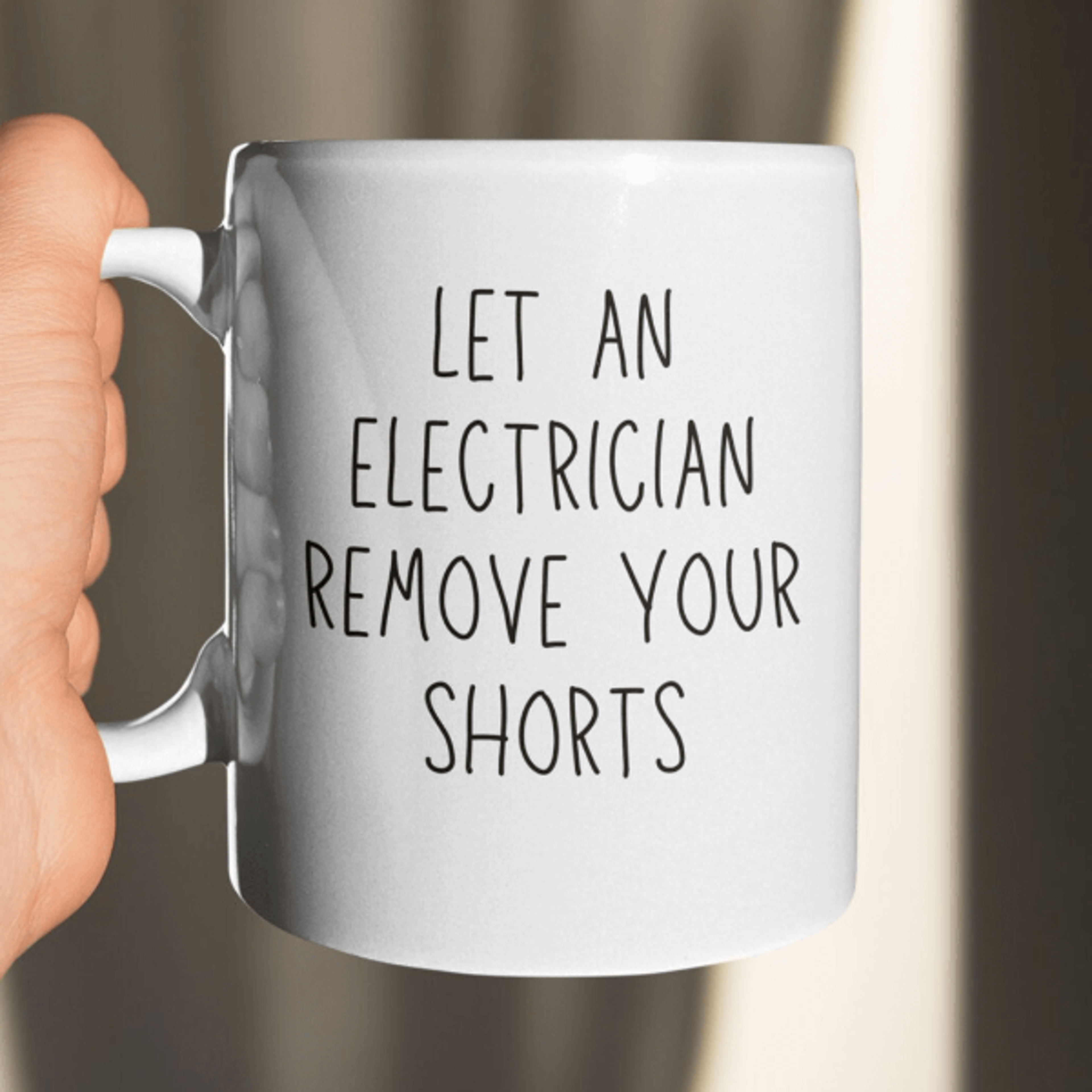 funny electrician mug – lineman and electrician ceramic coffee cup gift