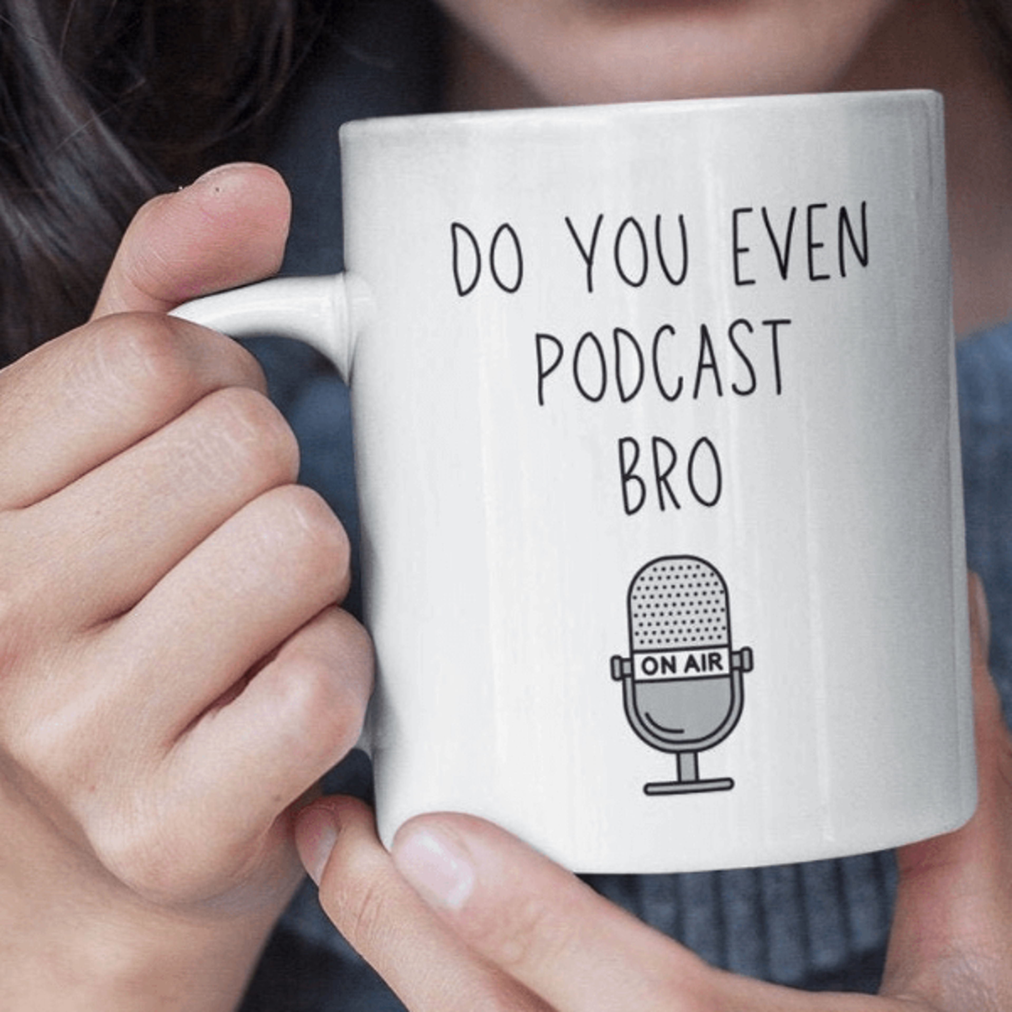 podcast host mug – podcasting ceramic coffee cup gift for creators