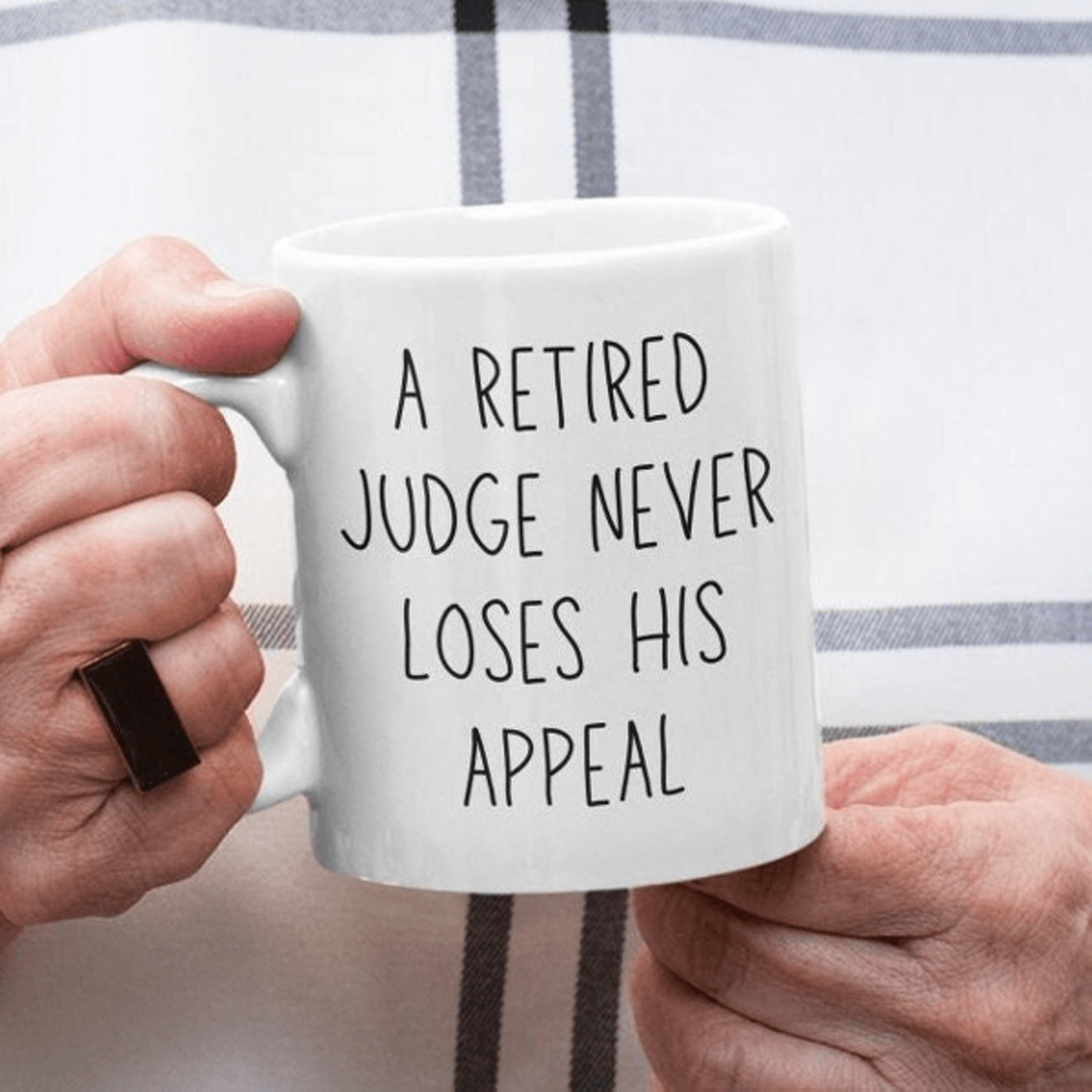 retired judge coffee mug gift – magistrate retirement mug for court of appeals & district court judges