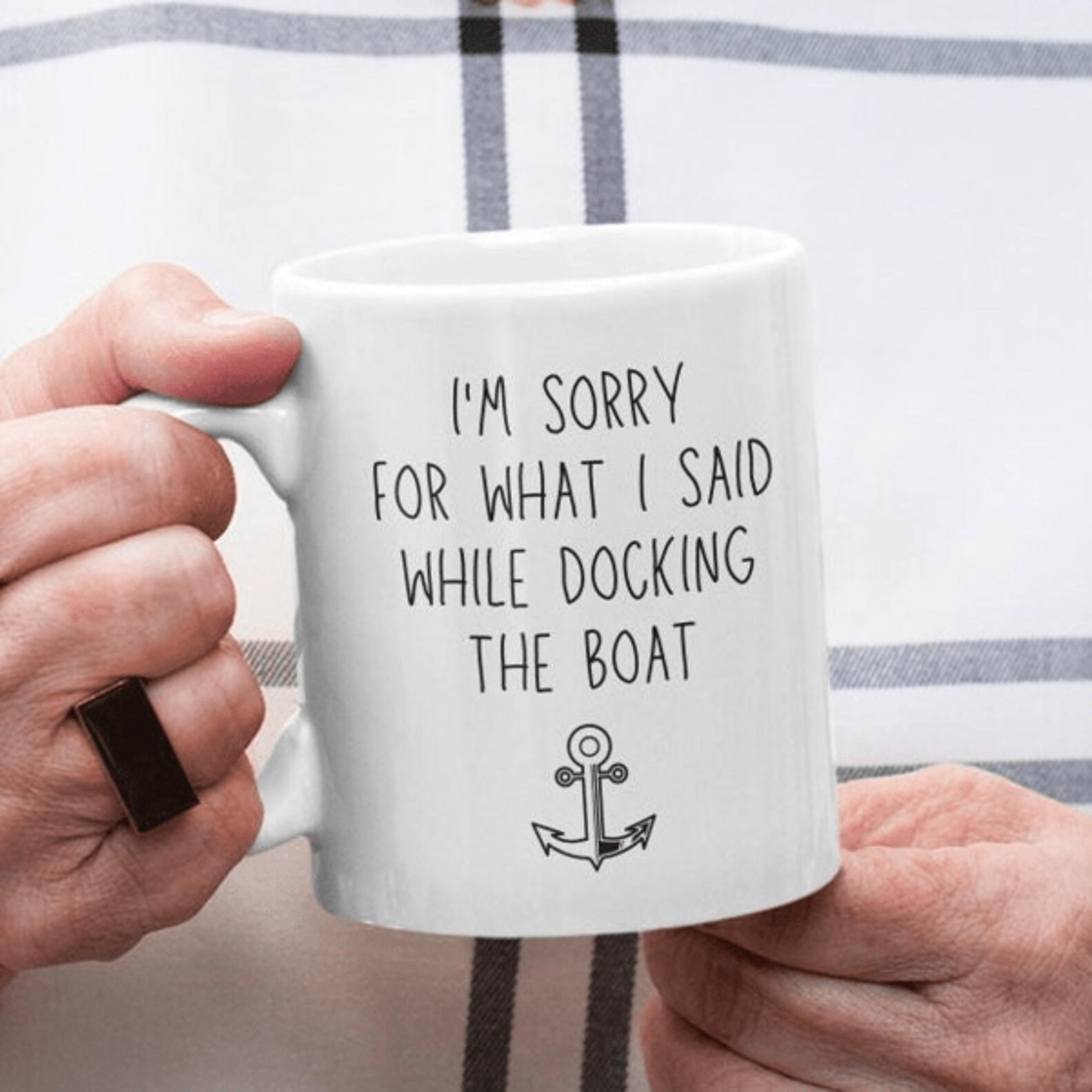 funny boating coffee mug – sailor gift for boat owners, captains & sailing enthusiasts