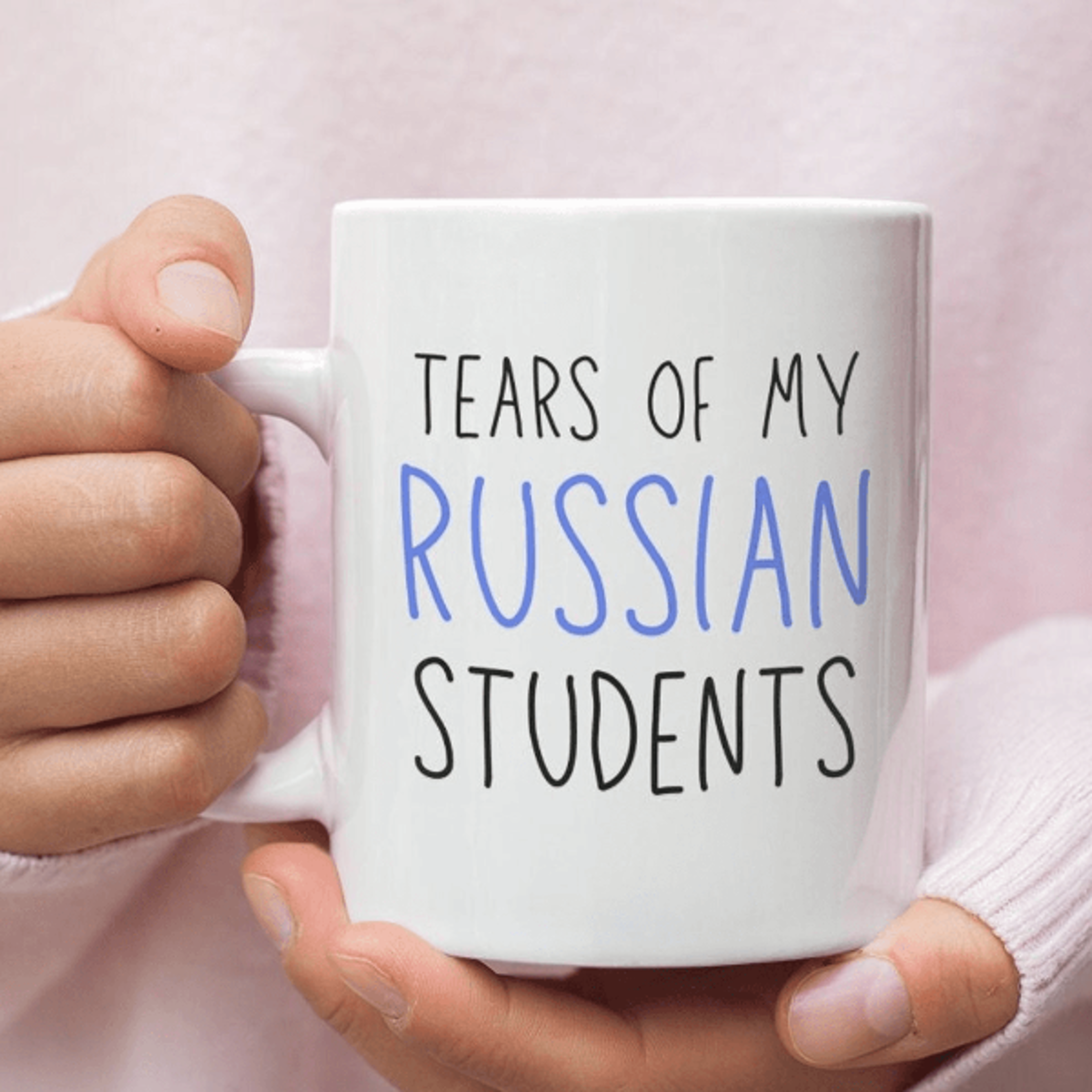 funny russian teacher coffee mug – russian language tutor gift for educators & language lovers