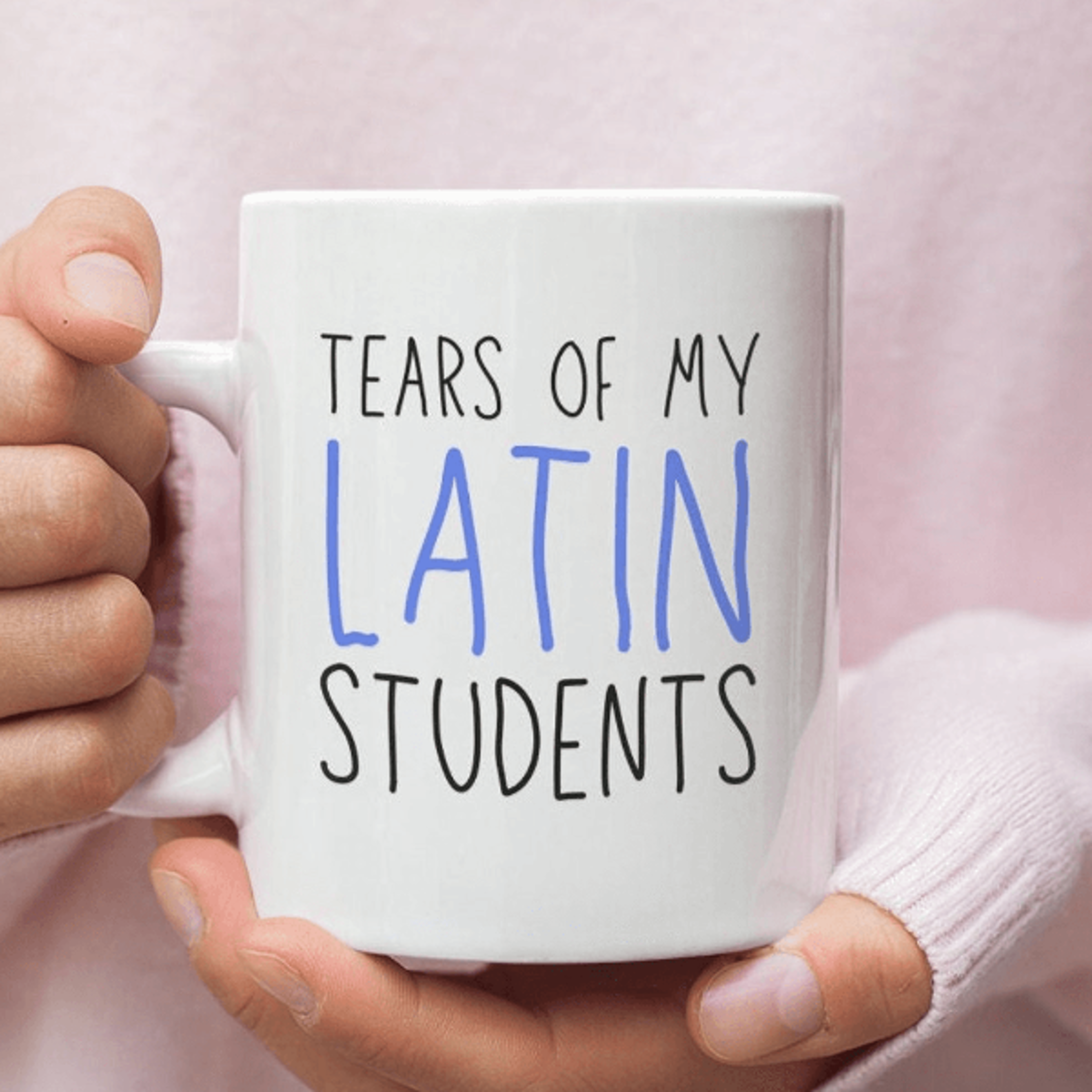 funny latin teacher mug – tears of my latin students gift for tutors, professors & classical language teachers