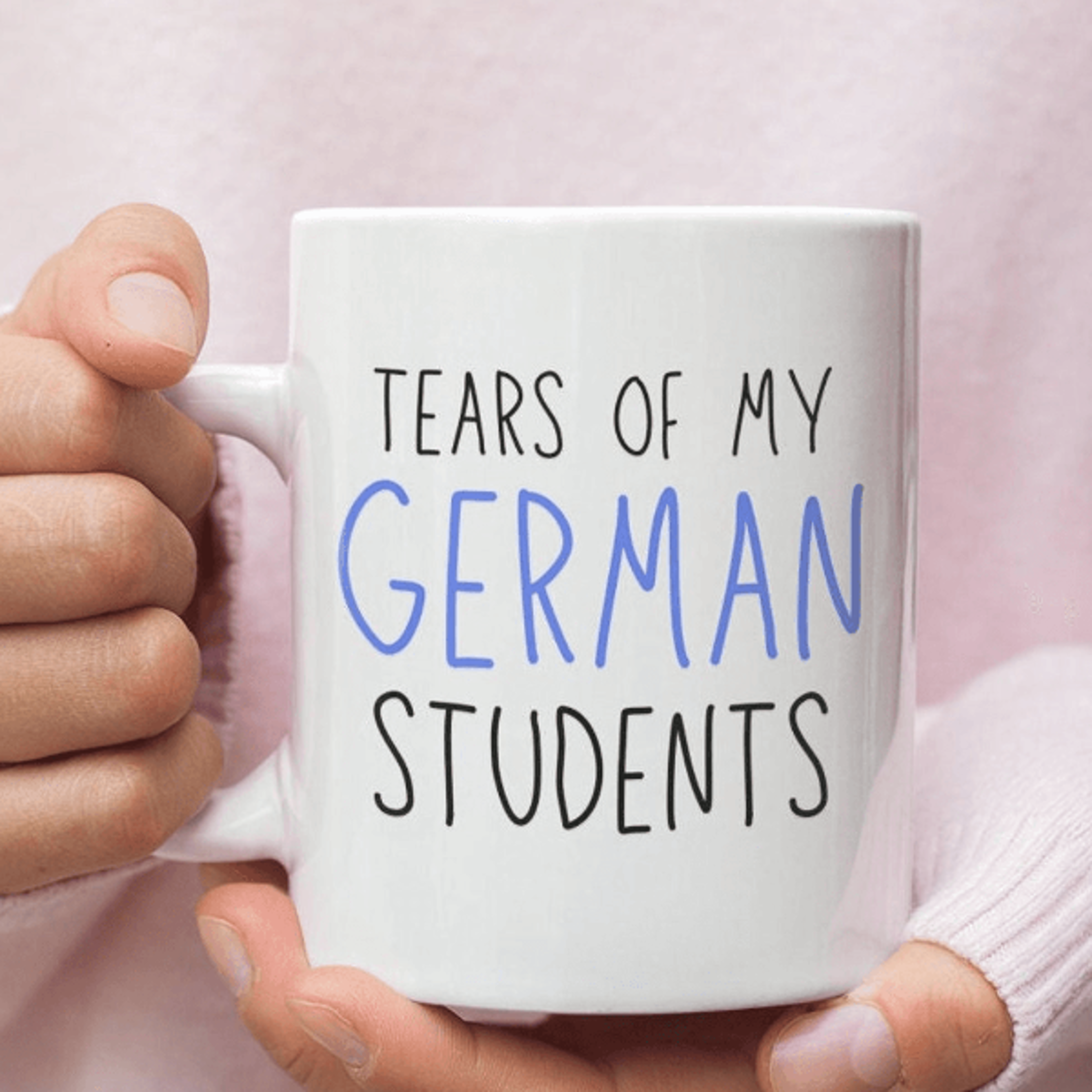 german teacher appreciation mug – deutschlehrer gift for german tutors, professors & language educators
