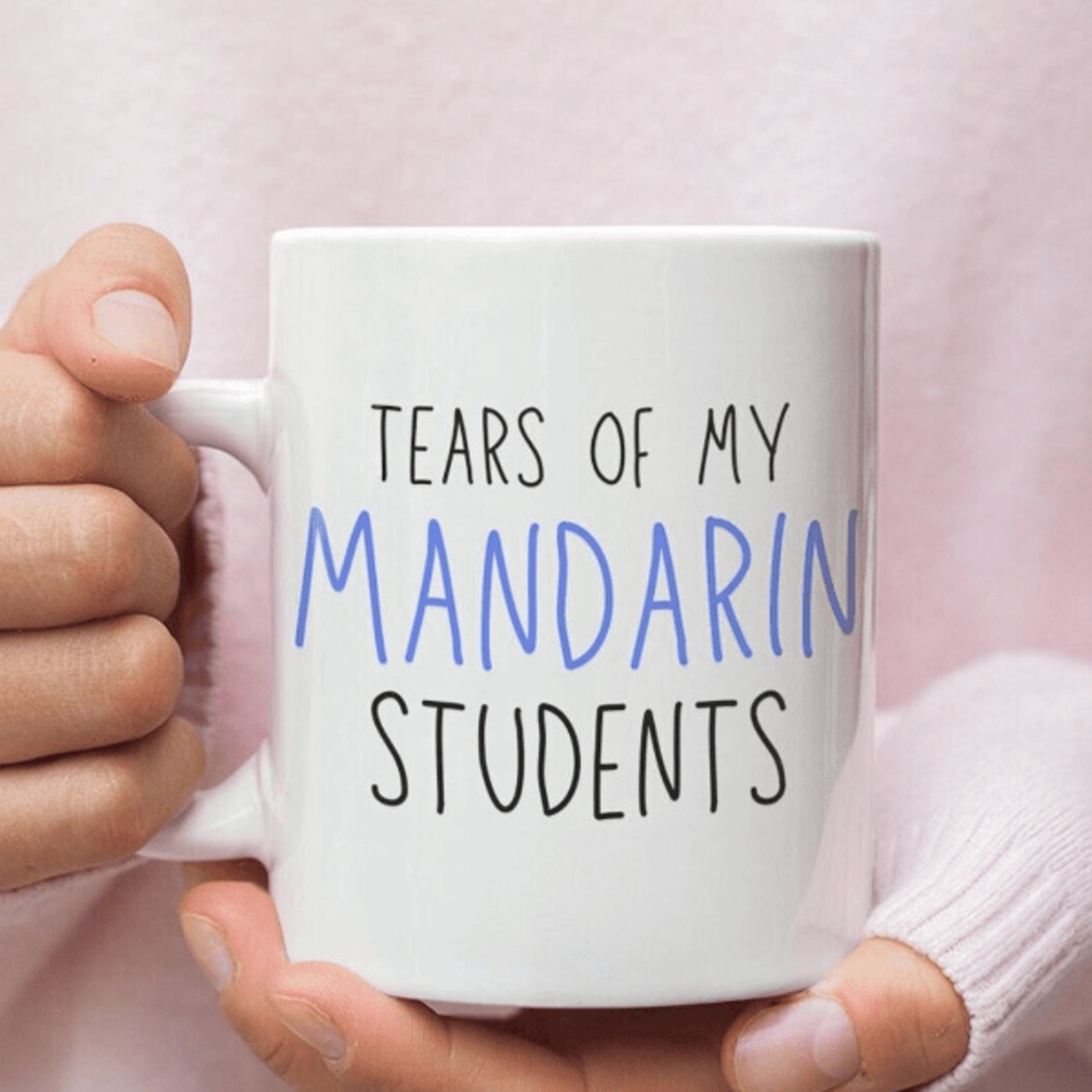 mandarin chinese teacher mug – laoshi gift for chinese tutors, language teachers & professors