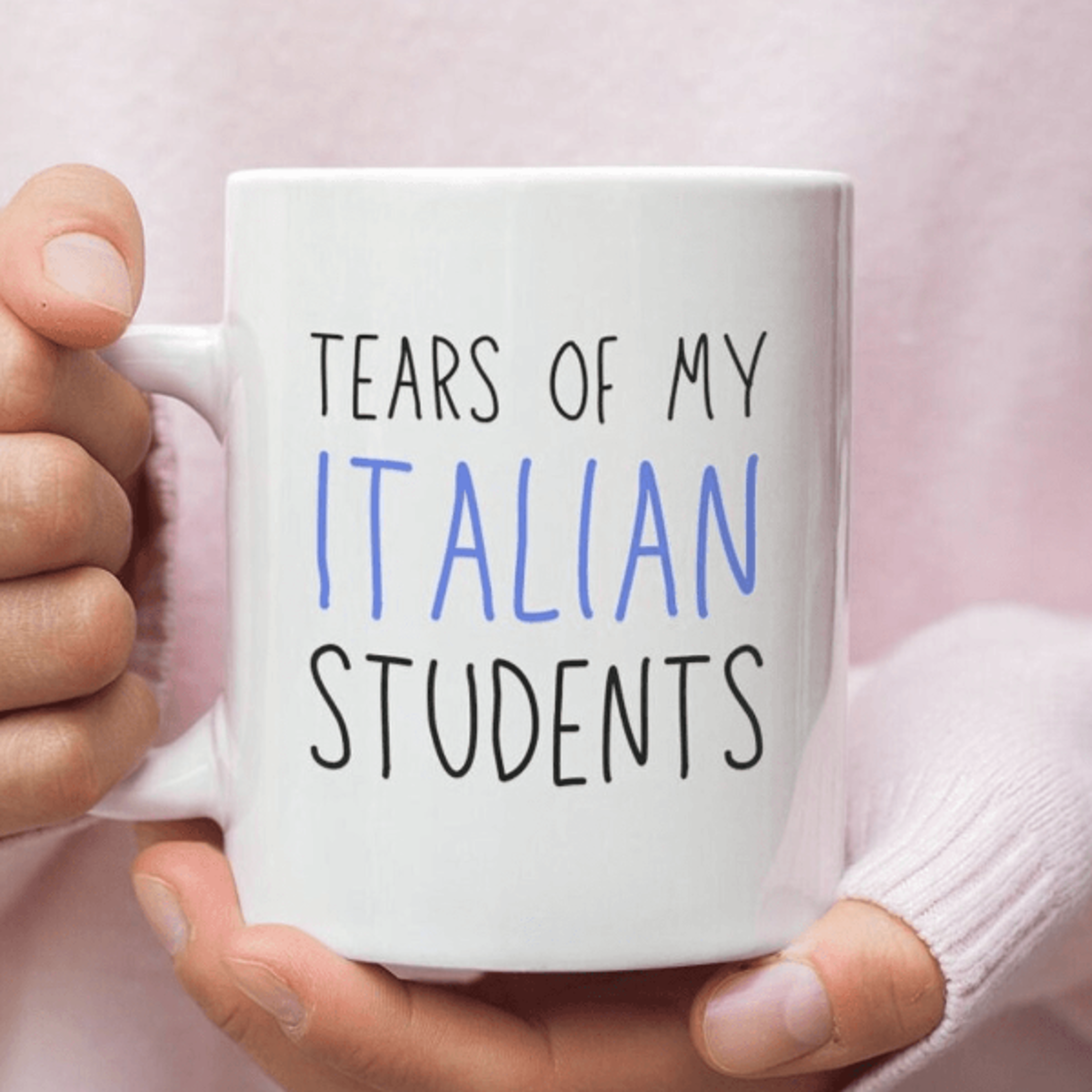 italian teacher appreciation mug – italian language tutor gift for professors, educators & language lovers