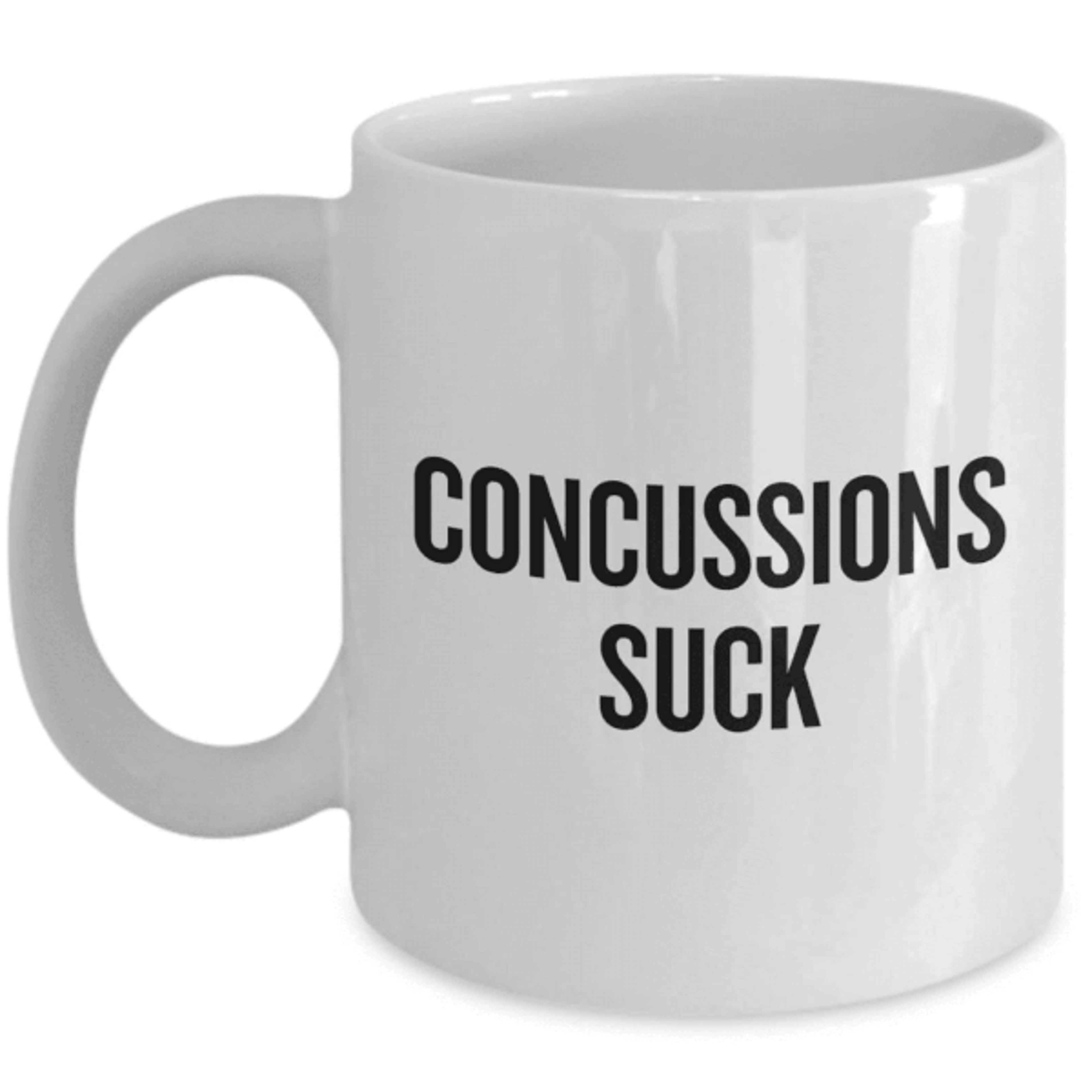 concussions suck mug – funny concussion recovery gift for head injury survivors